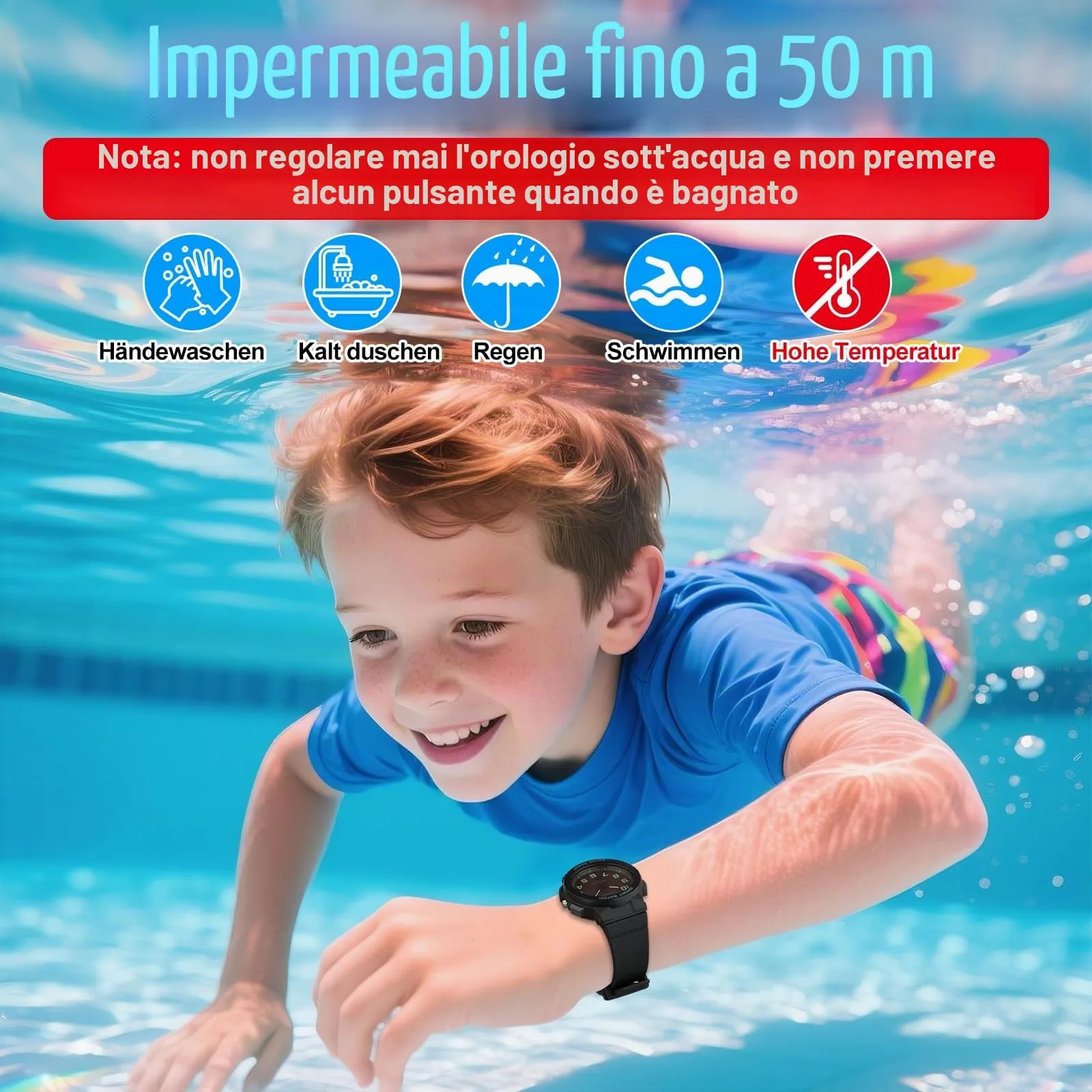 Ayybboo Analogico Orologio per Bambini e Adolescente - immagine 3