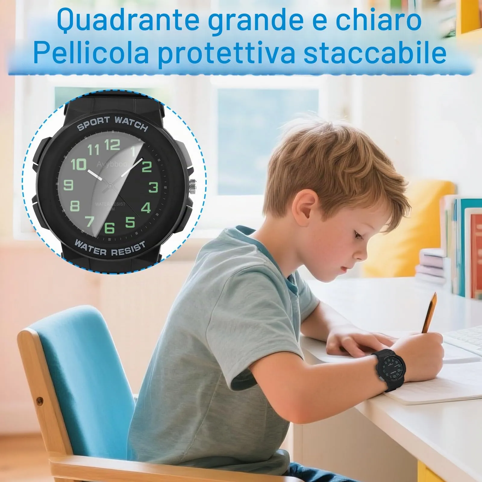 Ayybboo Analogico Orologio per Bambini e Adolescente - immagine 5