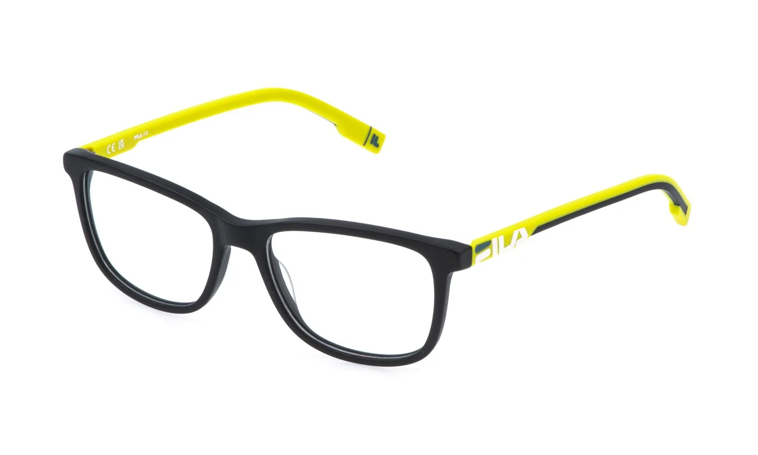 Fila Junior Fila VFI887L 703 Montature da vista bambino Acetato Nero Squadrata - immagine 1