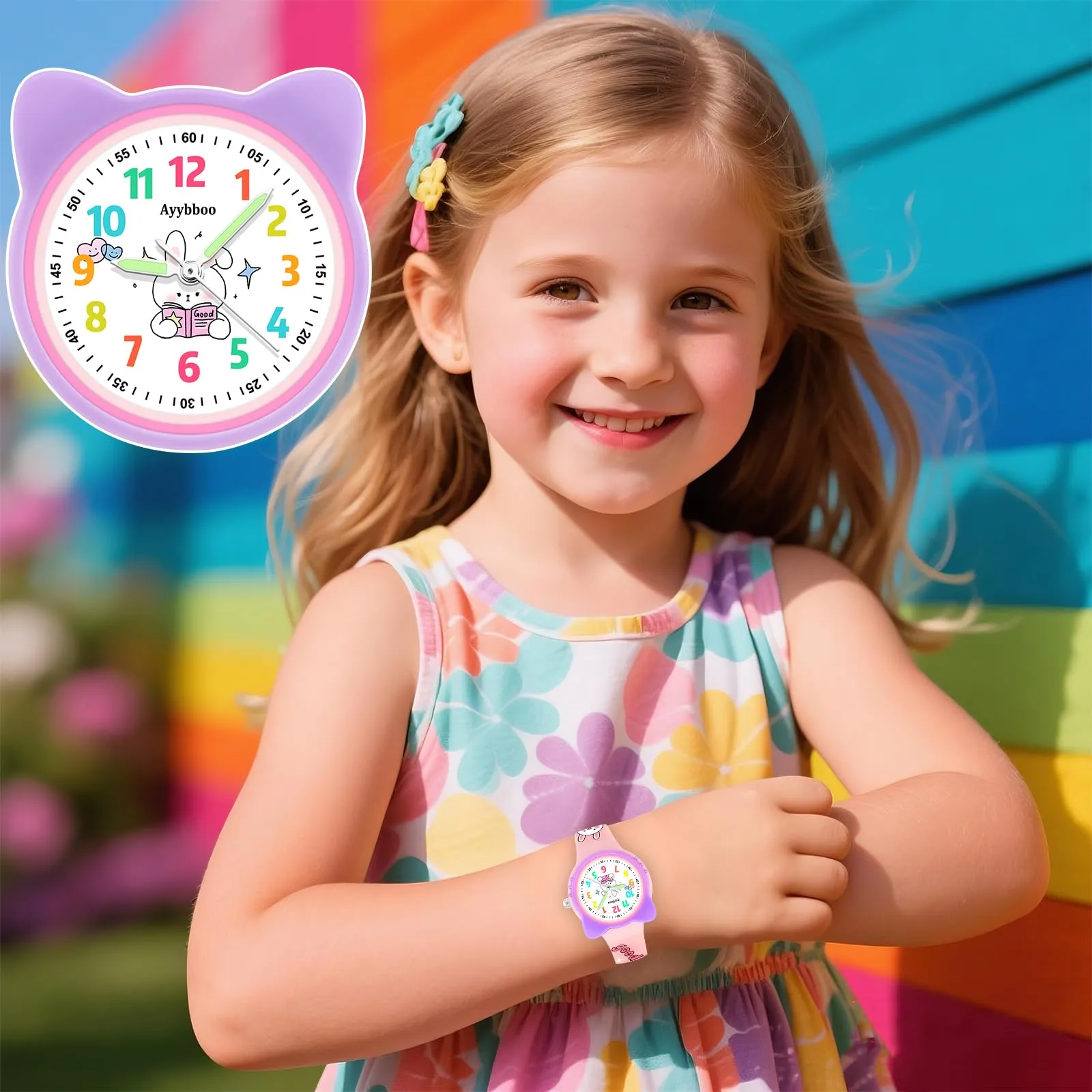 Ayybboo Analogico Orologio per Bambini e Adolescente - immagine 3