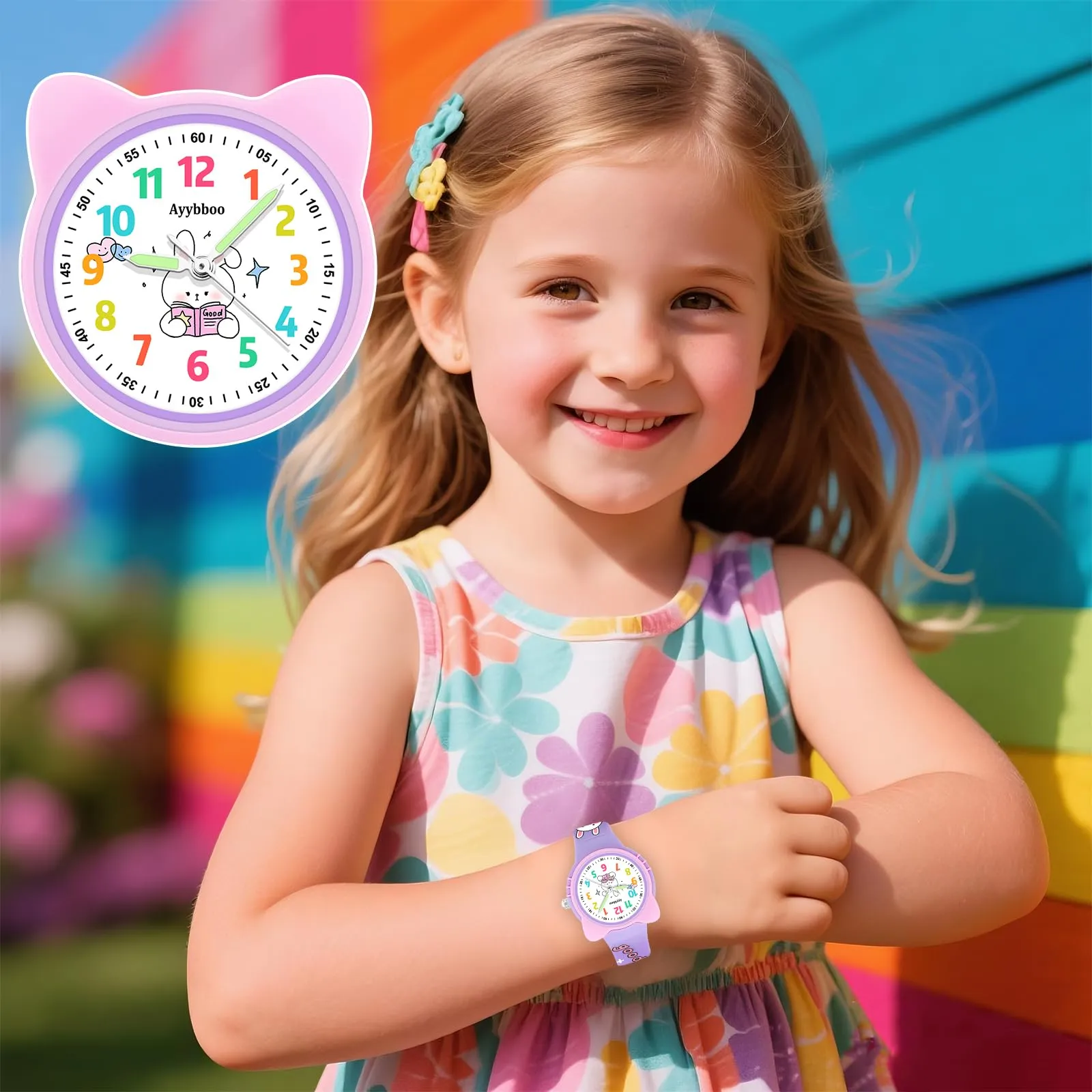 Ayybboo Analogico Orologio per Bambini e Adolescente - immagine 3