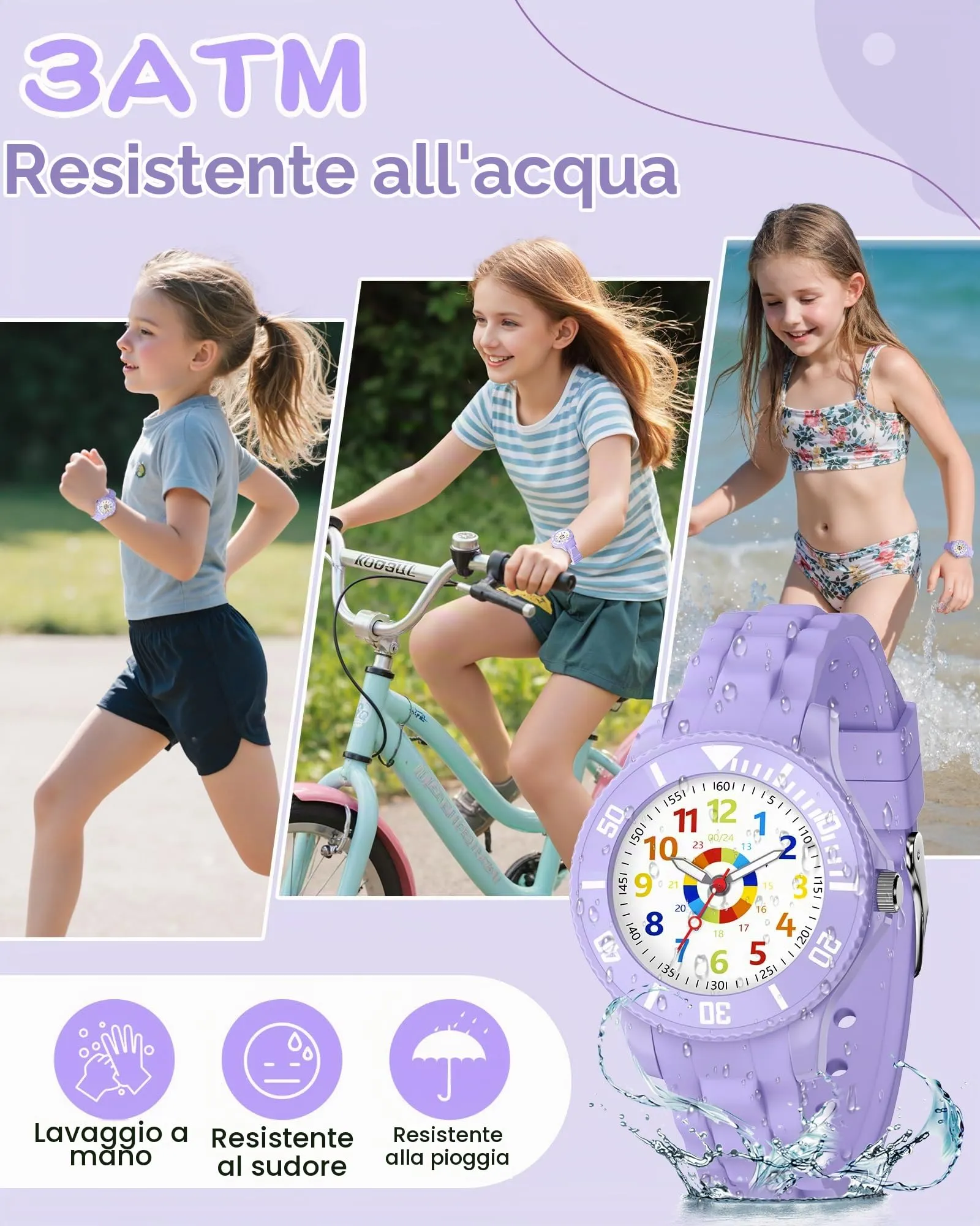 Ayybboo Analogico Orologio per Bambini e Adolescente - immagine 2