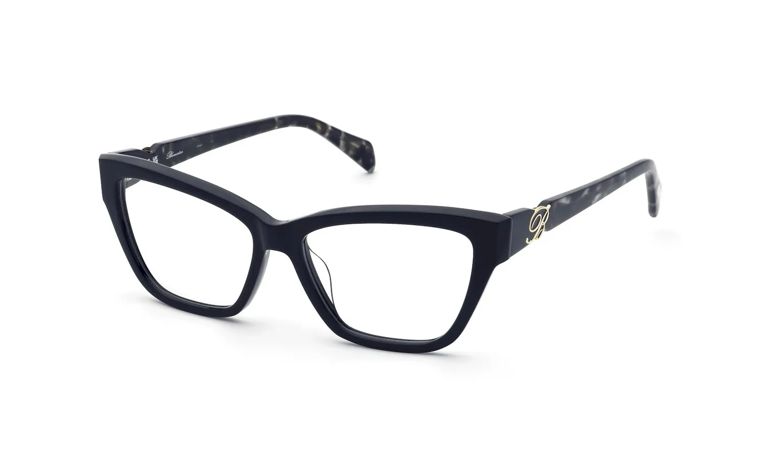 Blumarine VBM883 700 Montature da vista Acetato Nero Cat Eye - immagine 1