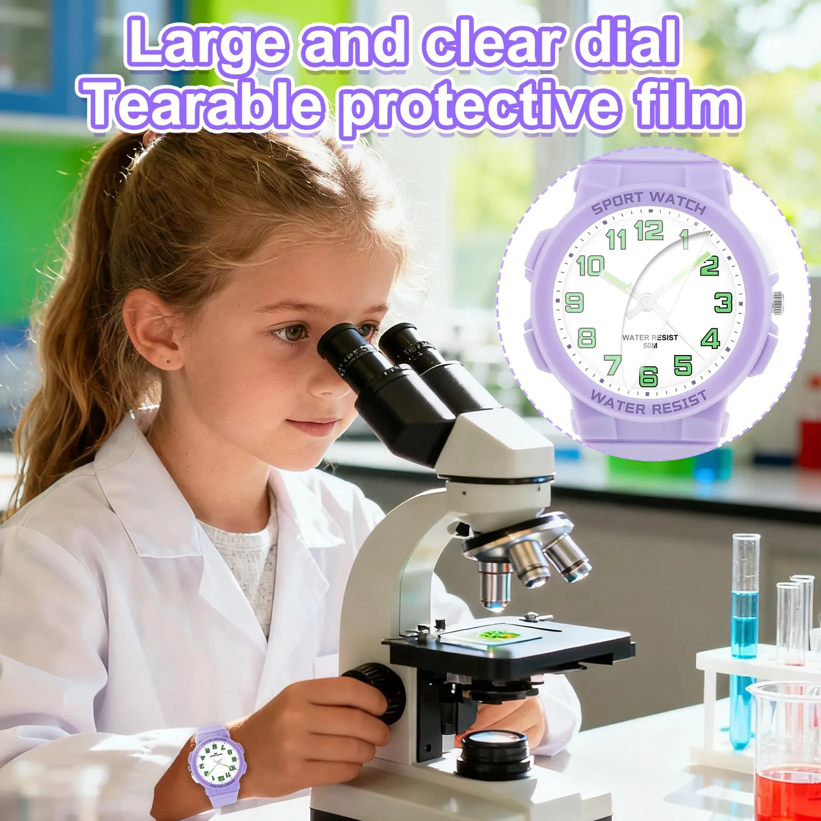 Ayybboo Analogico Orologio per Bambini e Adolescente - immagine 5