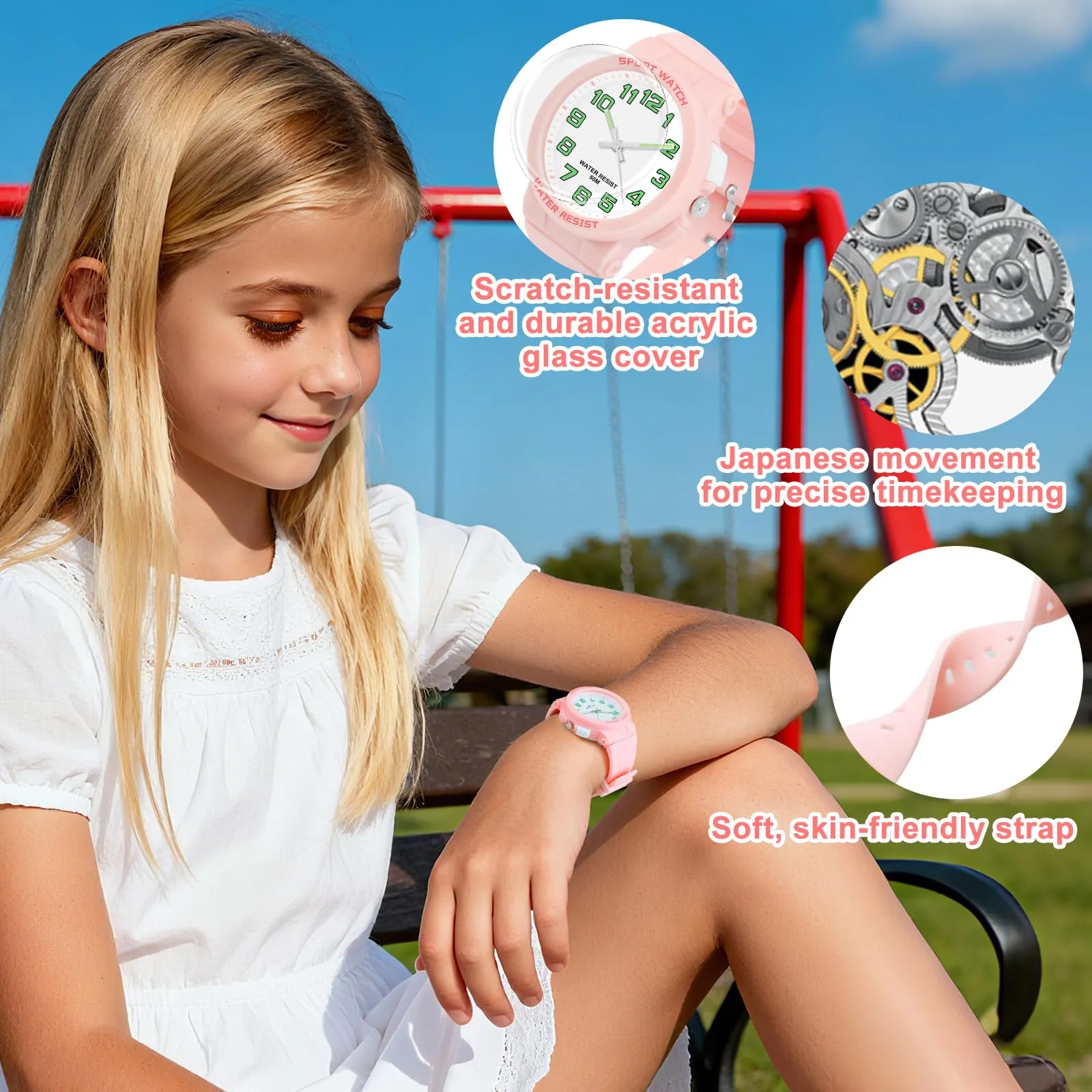 Ayybboo Analogico Orologio per Bambini e Adolescente - immagine 4