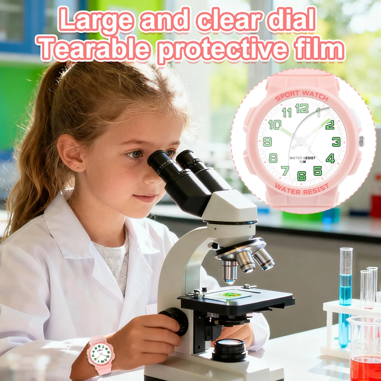 Ayybboo Analogico Orologio per Bambini e Adolescente - immagine 5