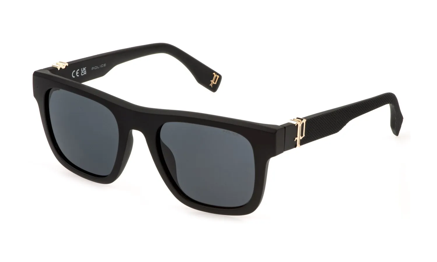 Police SPLQ79 BEYOND LITE 7 0U28 Occhiali da sole Iniettato Nero Fumo Squadrata Normale - immagine 1