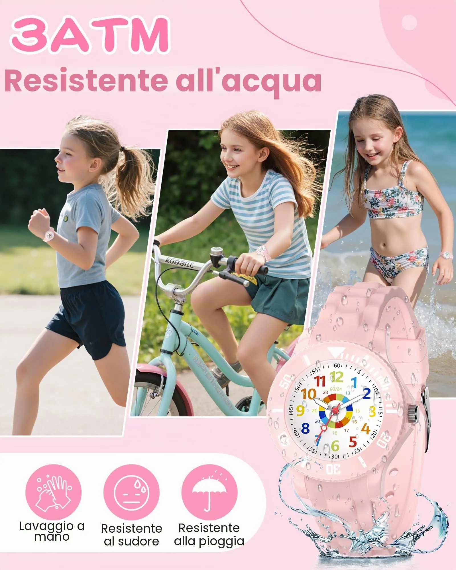 Ayybboo Analogico Orologio per Bambini e Adolescente - immagine 3