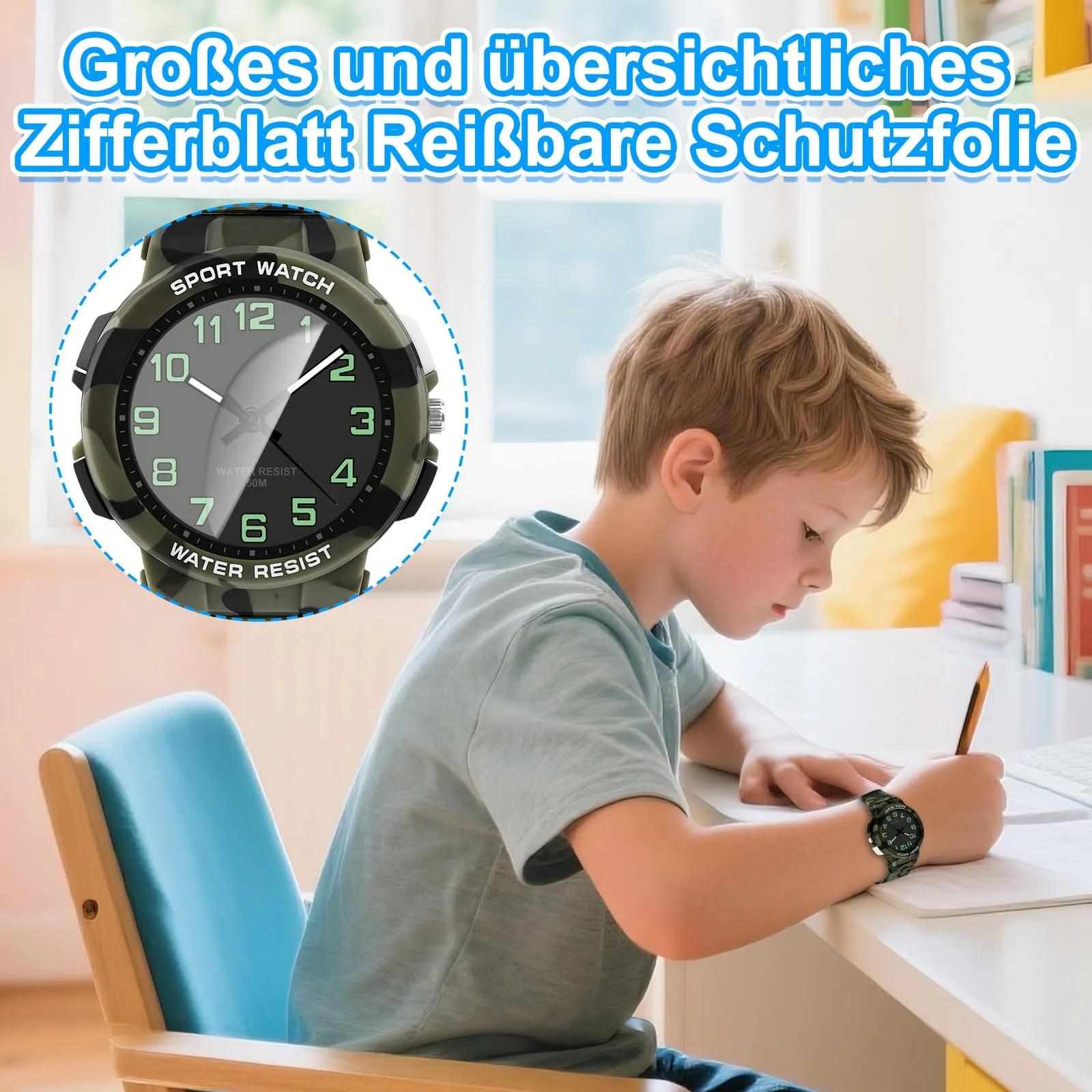 Ayybboo Analogico Orologio per Bambini e Adolescente - immagine 6