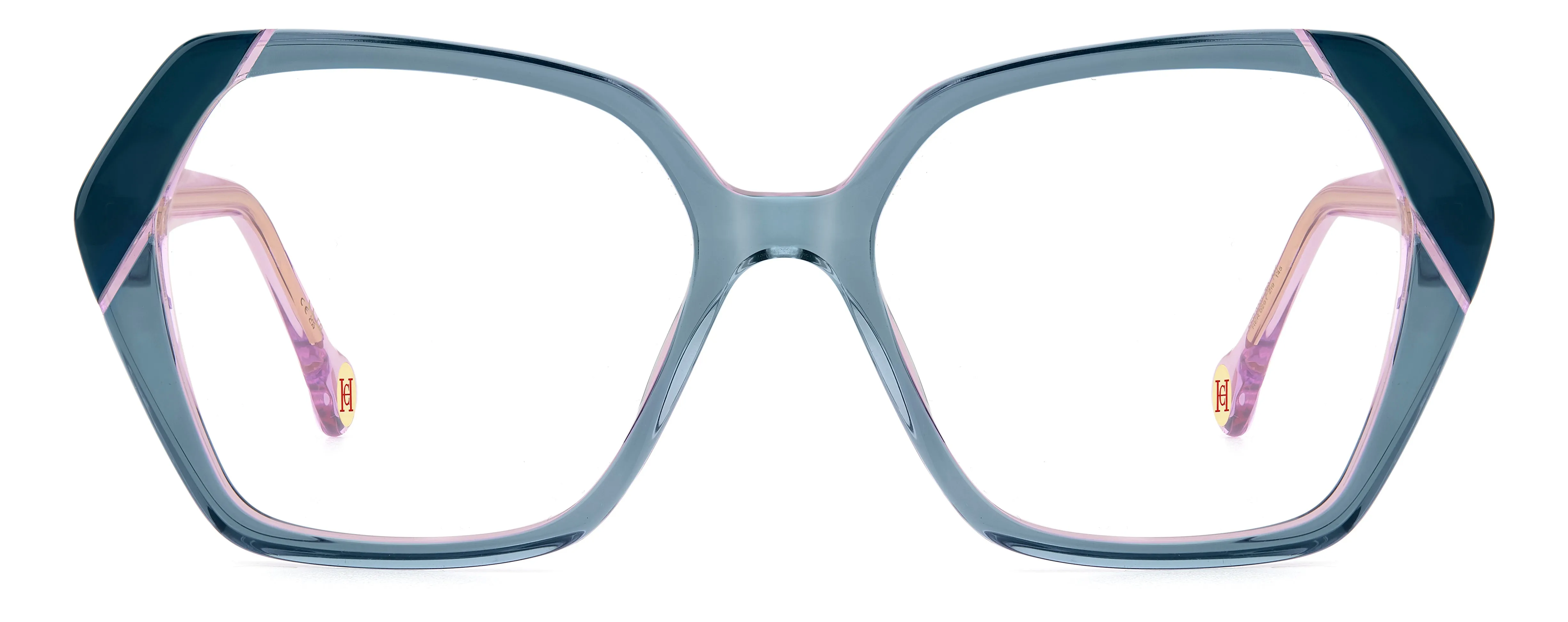 Carolina Herrera HER 0291 ZI9 Montature da vista Acetato Verde Farfalla Normale - immagine 2