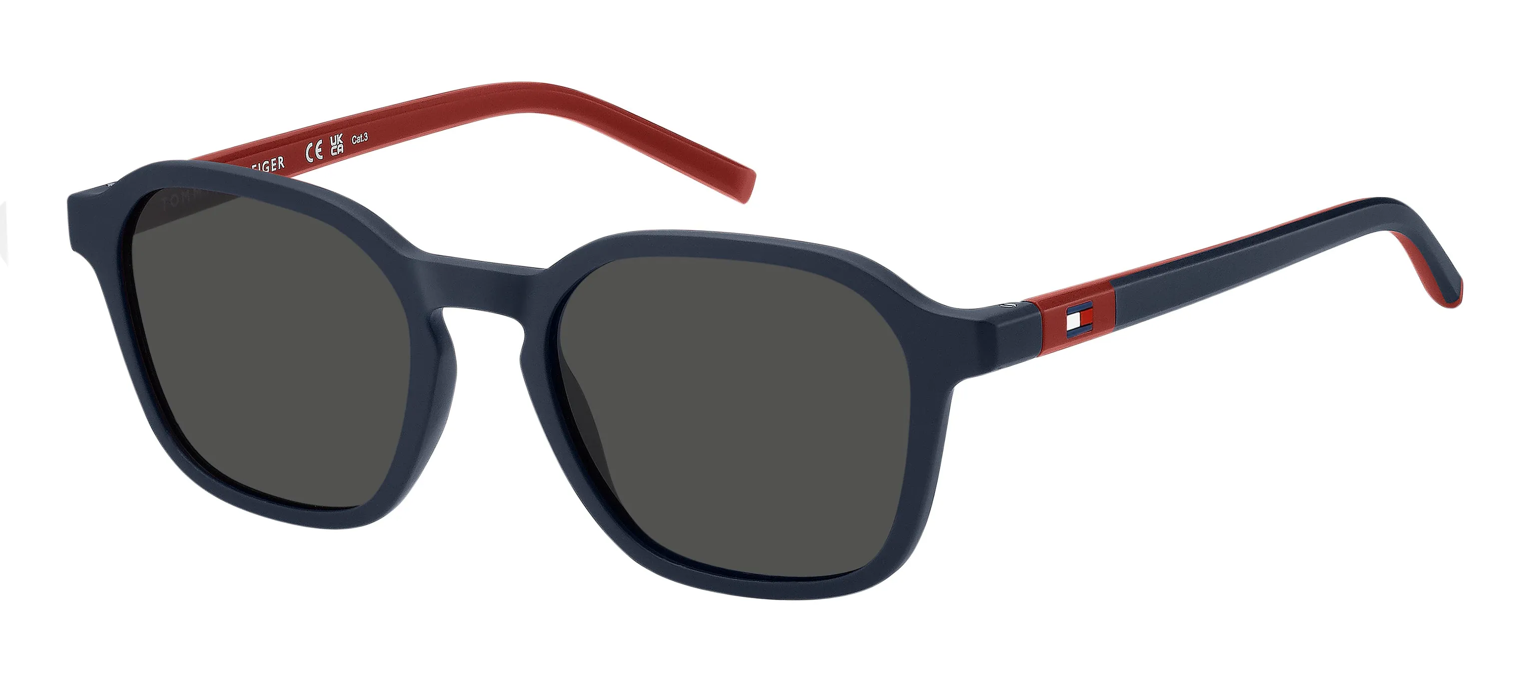 Tommy Hilfiger Junior Tommy Hilfiger TH 2245/S PJP/IR Occhiali da sole bambino Eco-poliammide Blu Grigio Squadrata Normale - immagine 1