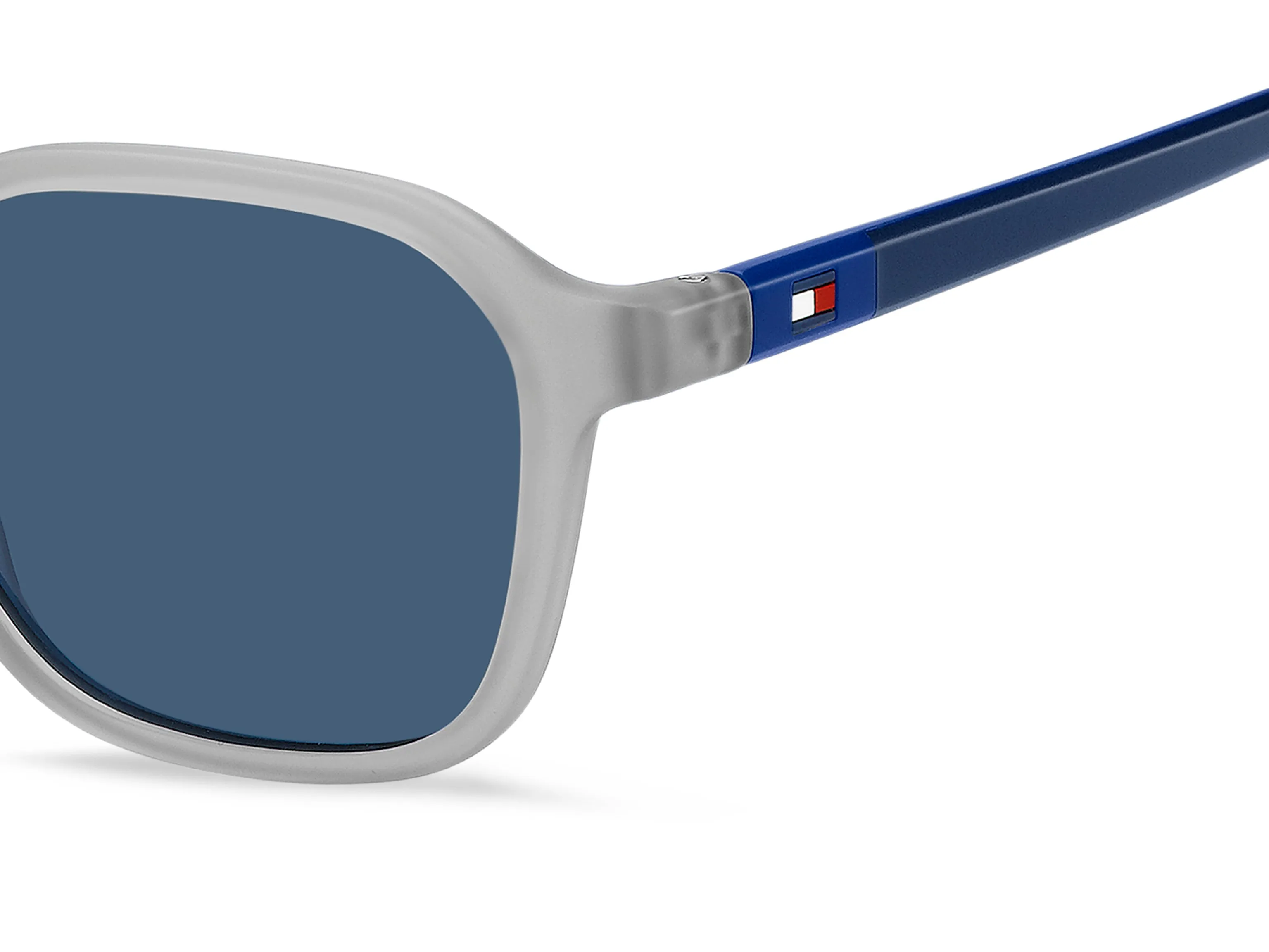 Tommy Hilfiger Junior Tommy Hilfiger TH 2245/S KB7/KU Occhiali da sole bambino Eco-poliammide Grigio Blu Squadrata Normale - immagine 3