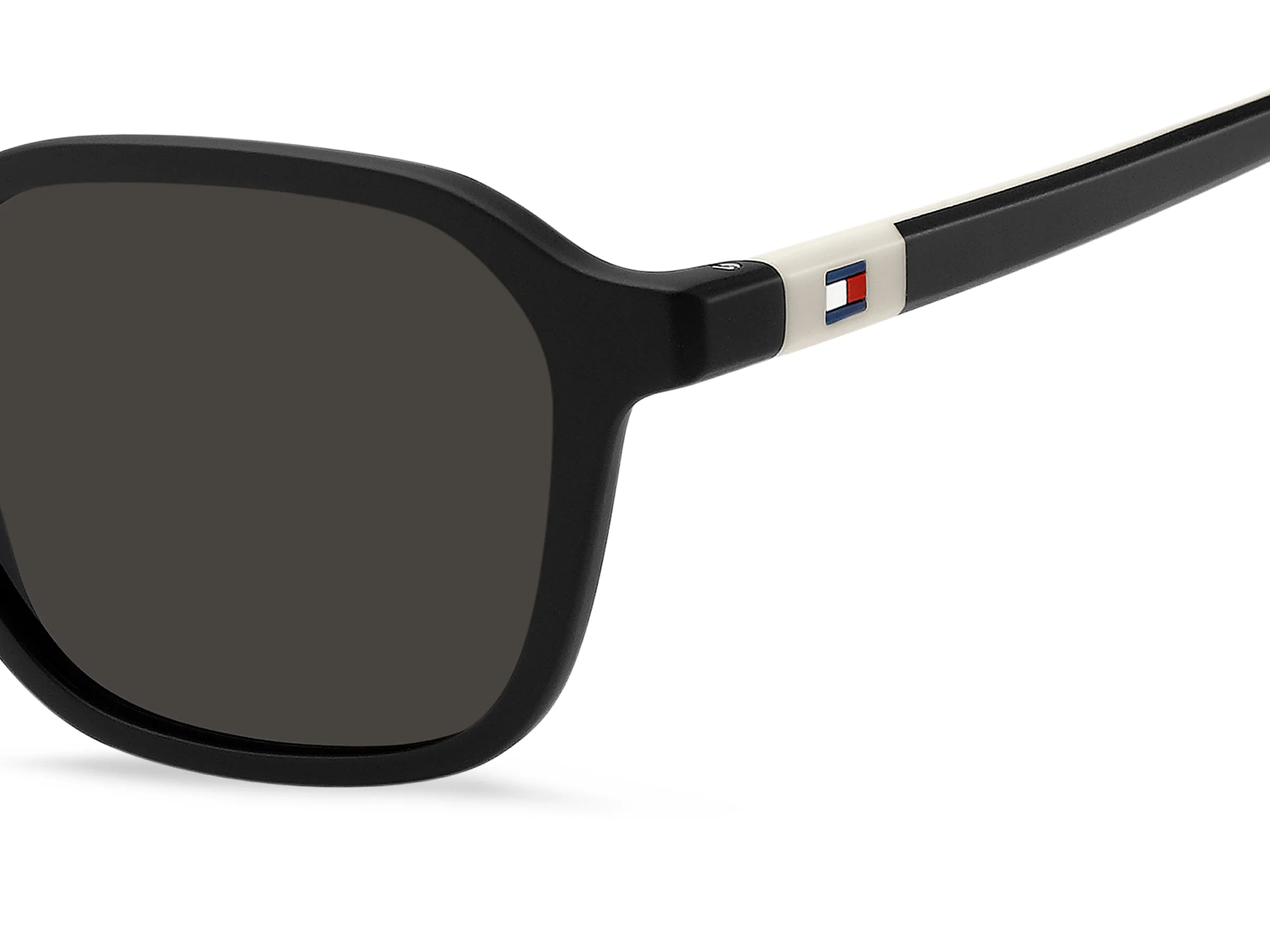 Tommy Hilfiger Junior Tommy Hilfiger TH 2245/S 003/IR Occhiali da sole bambino Eco-poliammide Nero Grigio Squadrata Normale - immagine 3