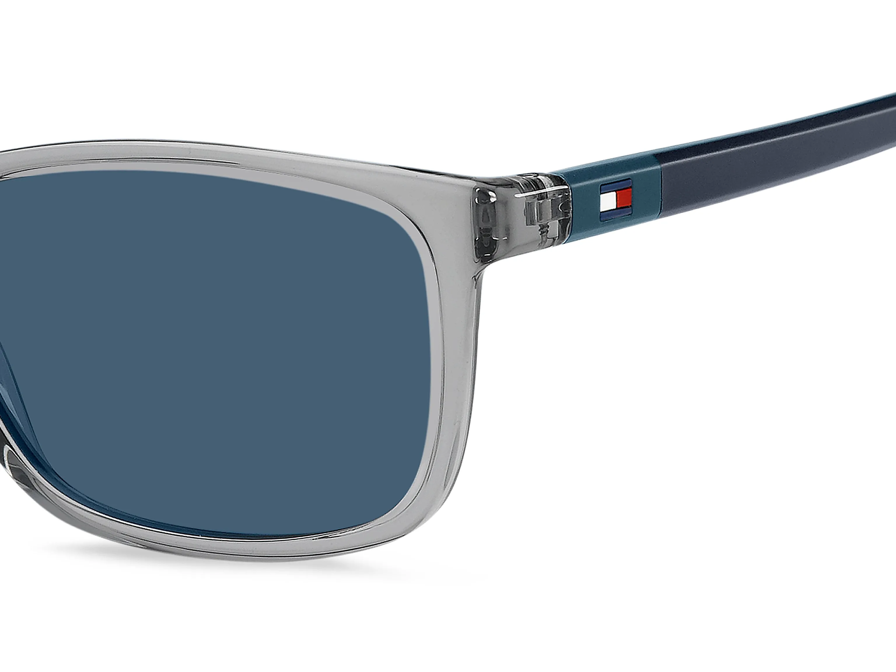 Tommy Hilfiger Junior Tommy Hilfiger TH 2244/S KB7/KU Occhiali da sole bambino Eco-poliammide Grigio Blu Squadrata Normale - immagine 3