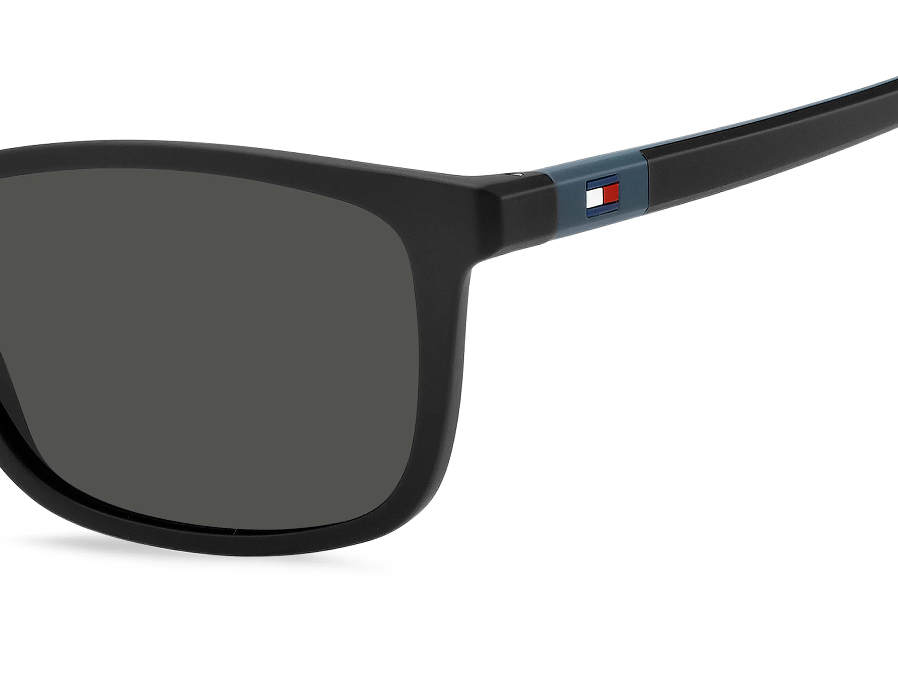 Tommy Hilfiger Junior Tommy Hilfiger TH 2244/S 003/IR Occhiali da sole bambino Eco-poliammide Nero Grigio Squadrata Normale - immagine 3