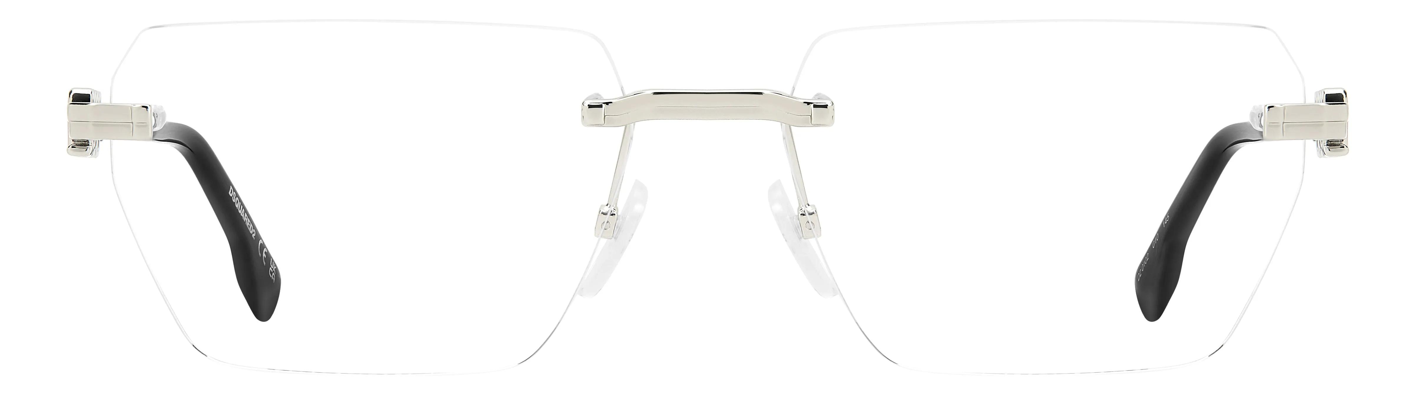 Dsquared2 D2 0102 010 Montature da vista Metallo Palladio Squadrata Normale - immagine 2