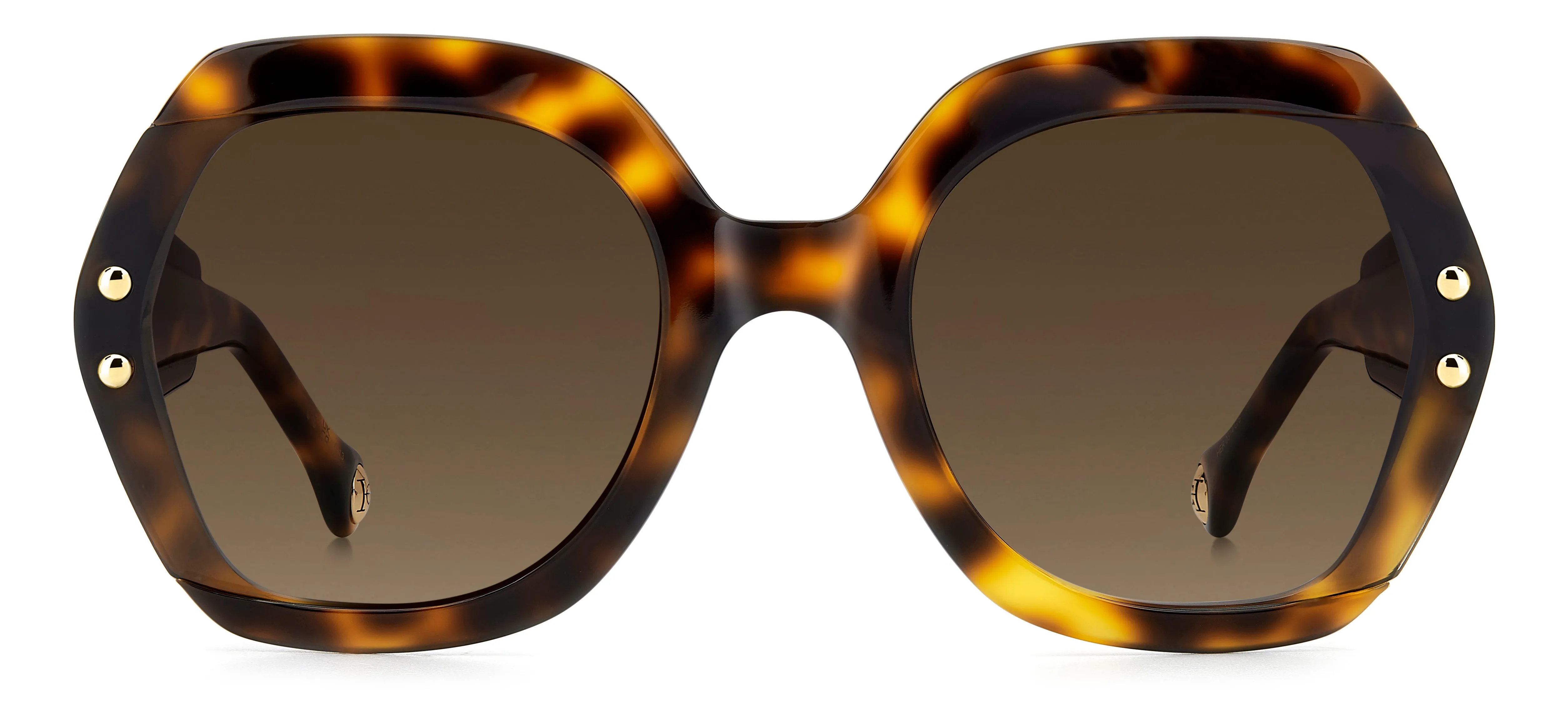 Carolina Herrera HER 0314/G/S 086/HA Occhiali da sole Acetato Havana Marrone Squadrata Normale Sfumato - immagine 2