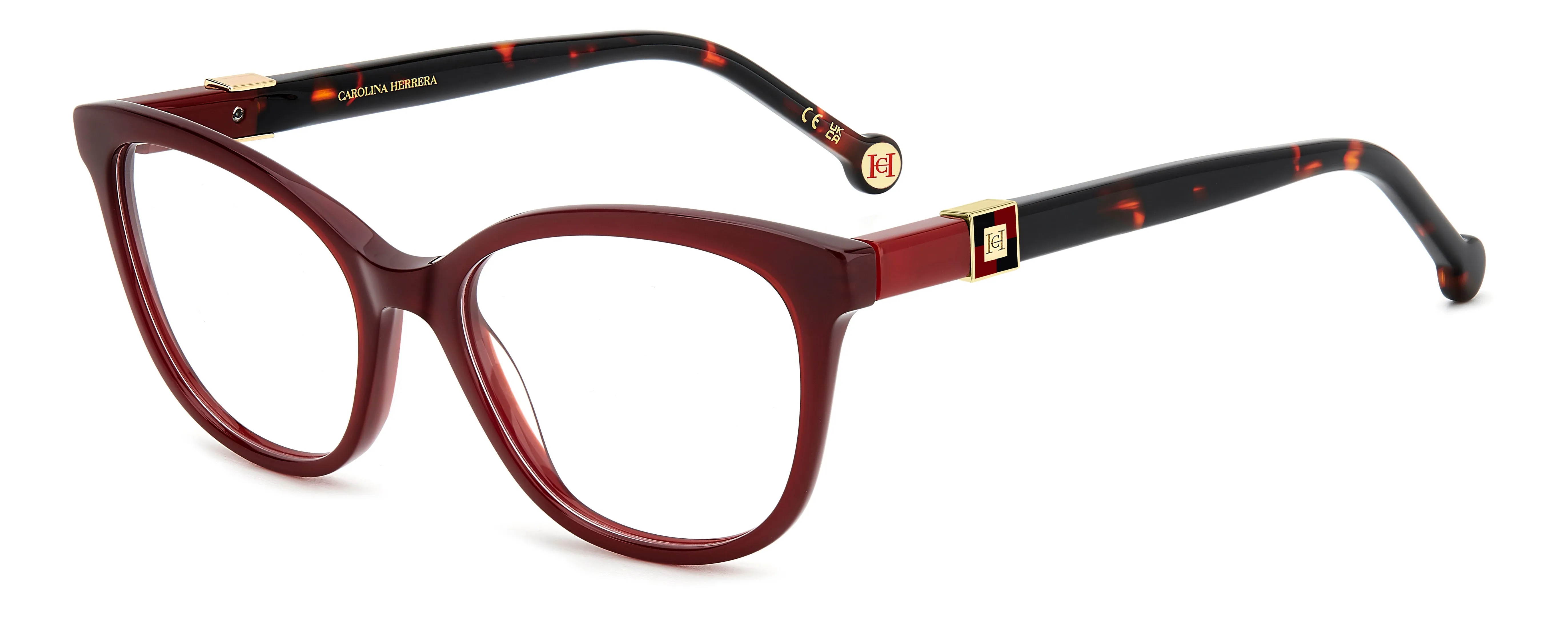 Carolina Herrera HER 0299 C9A Montature da vista Acetato Rosso Squadrata Normale - immagine 1