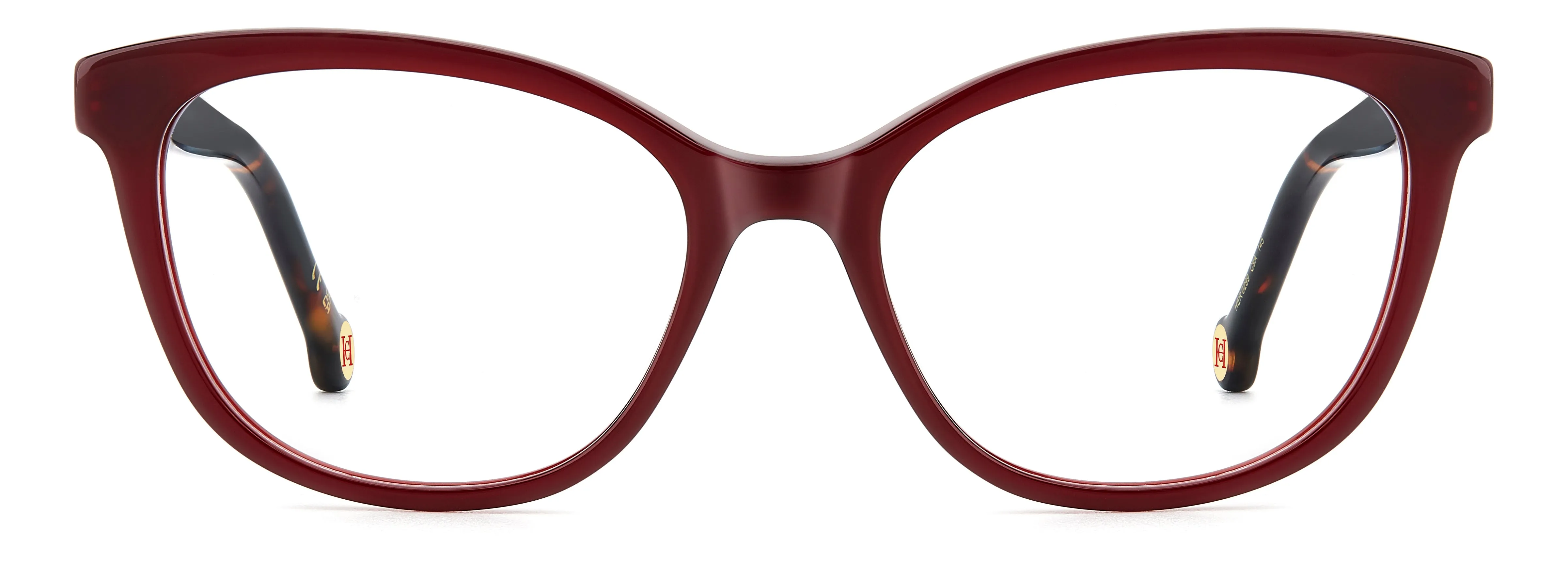 Carolina Herrera HER 0299 C9A Montature da vista Acetato Rosso Squadrata Normale - immagine 2