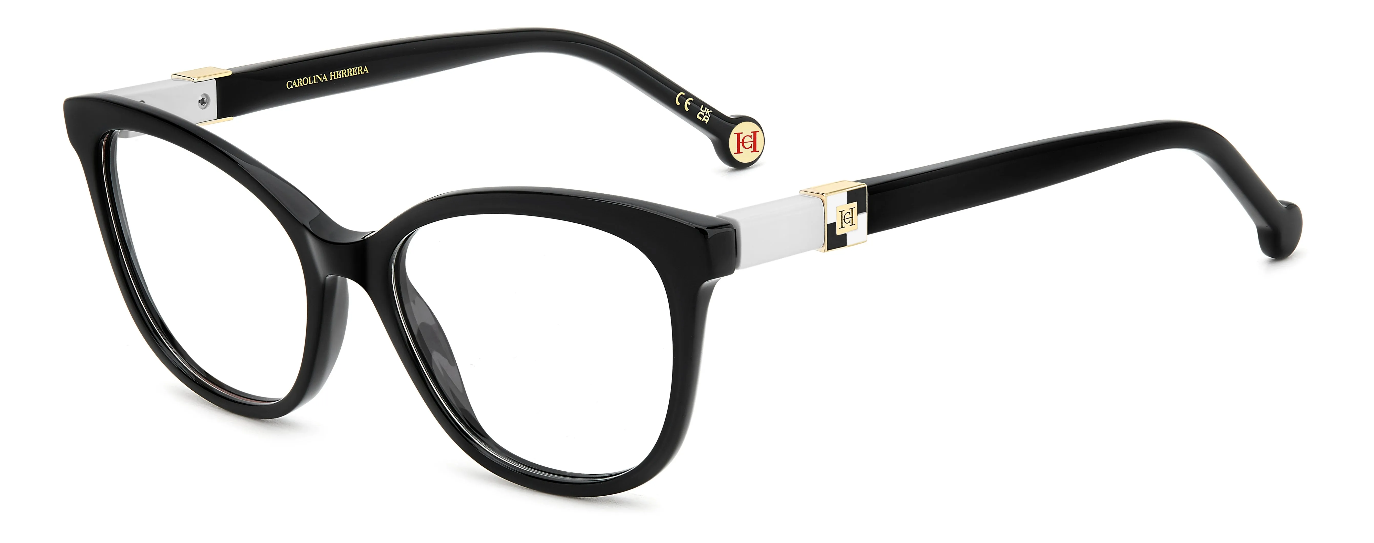 Carolina Herrera HER 0299 807 Montature da vista Acetato Nero Squadrata Normale - immagine 1