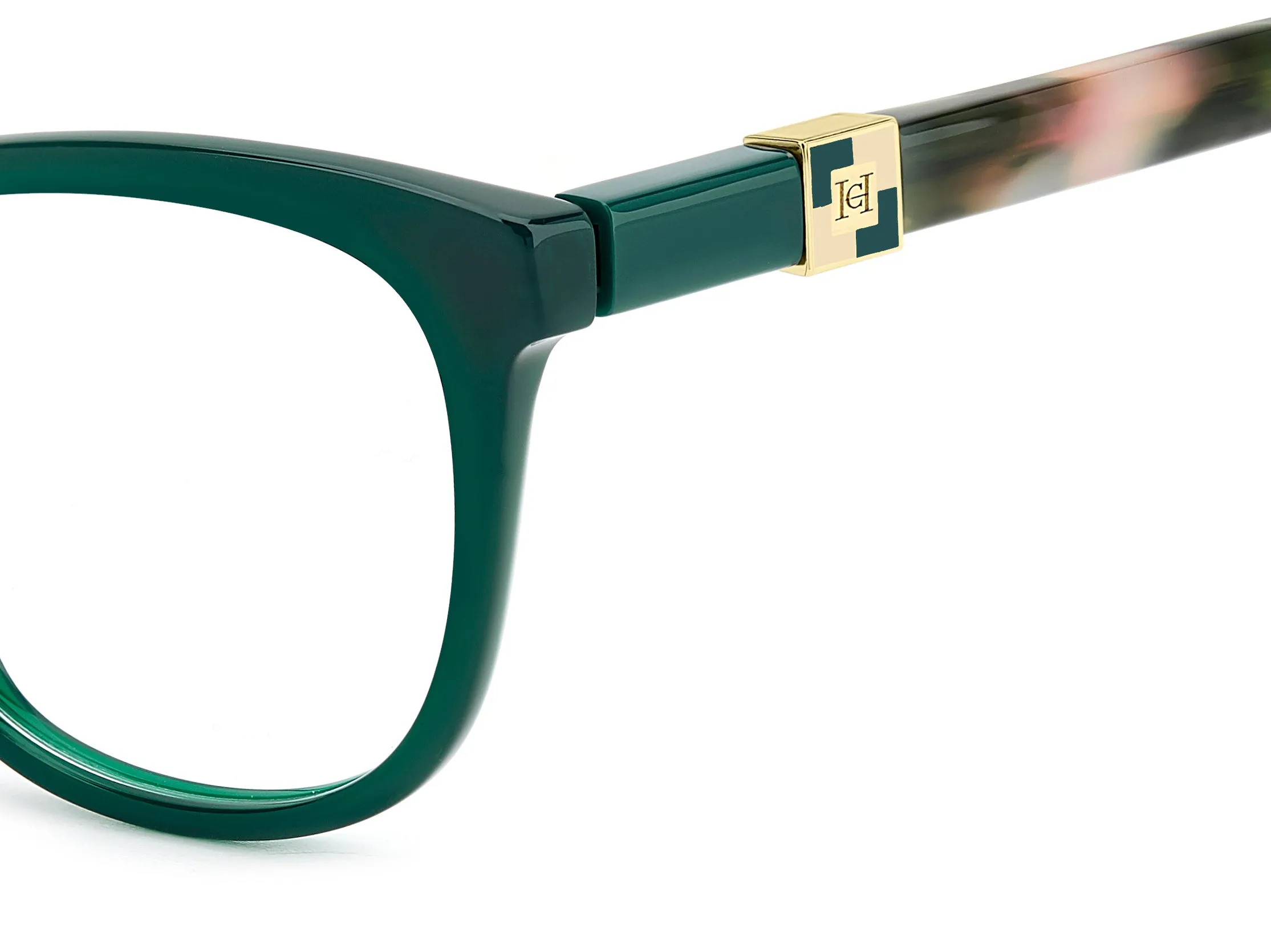 Carolina Herrera HER 0299 1ED Montature da vista Acetato Verde Squadrata Normale - immagine 3