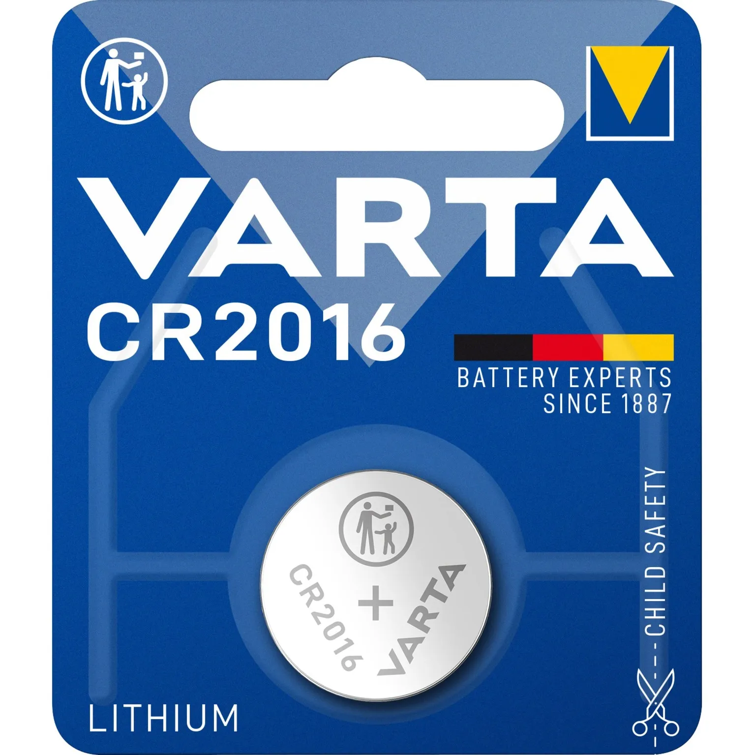 LITHIUM Coin CR2016 (Batteria a bottone, 3V) Blister da 1 - immagine 1