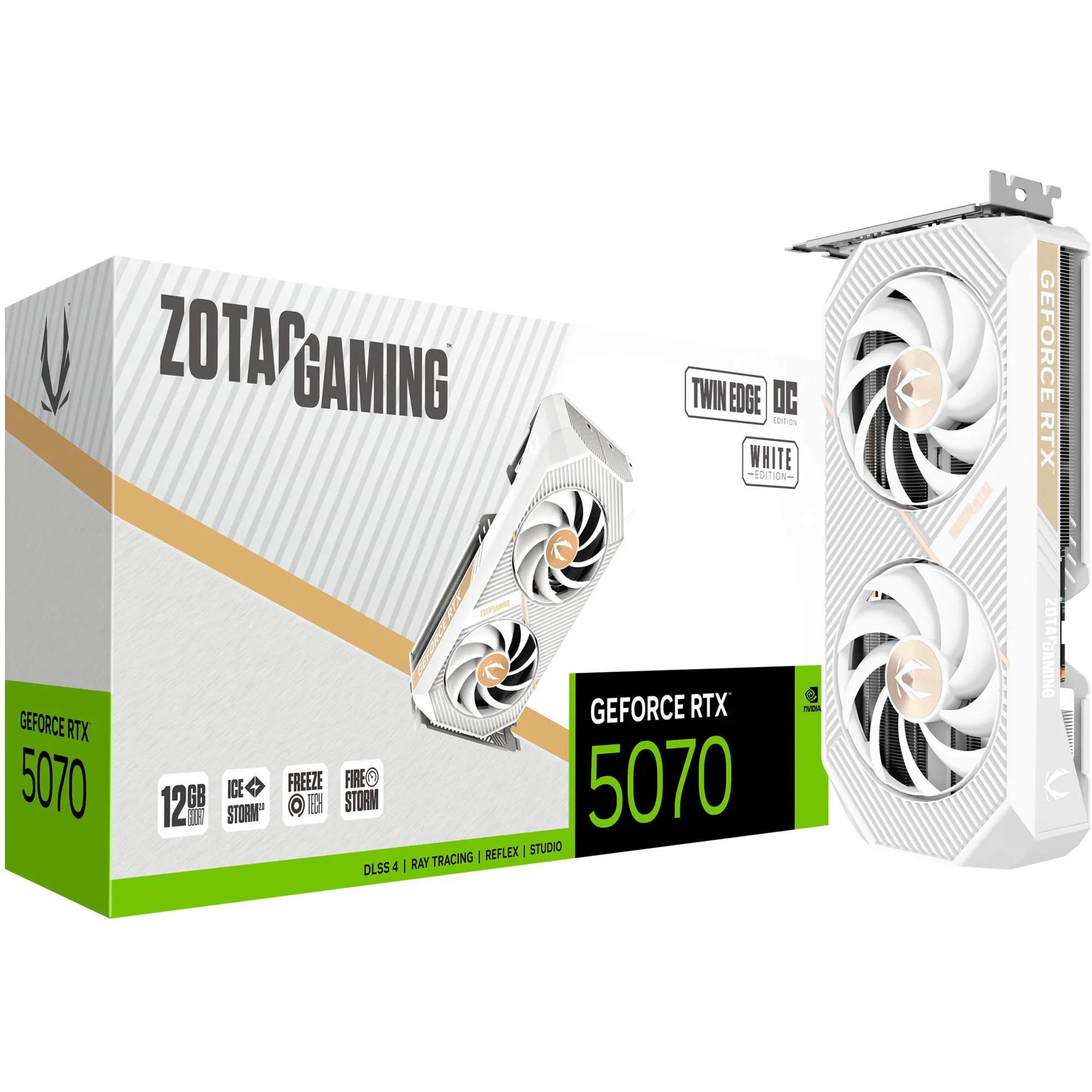 GeForce RTX 5070 Twin Edge OC Edizione Bianca, Scheda grafica - immagine 1