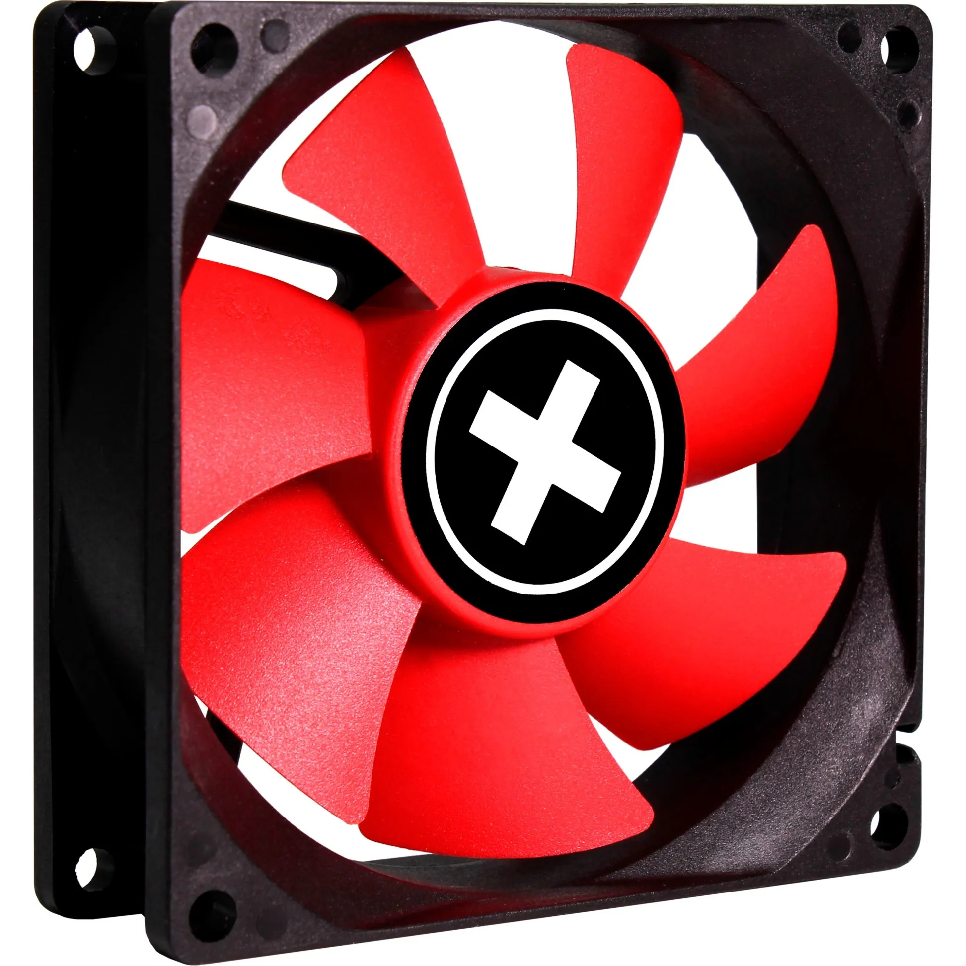 XPF80.R Case per computer Ventilatore 8 cm Nero, Rosso, Ventola - immagine 1
