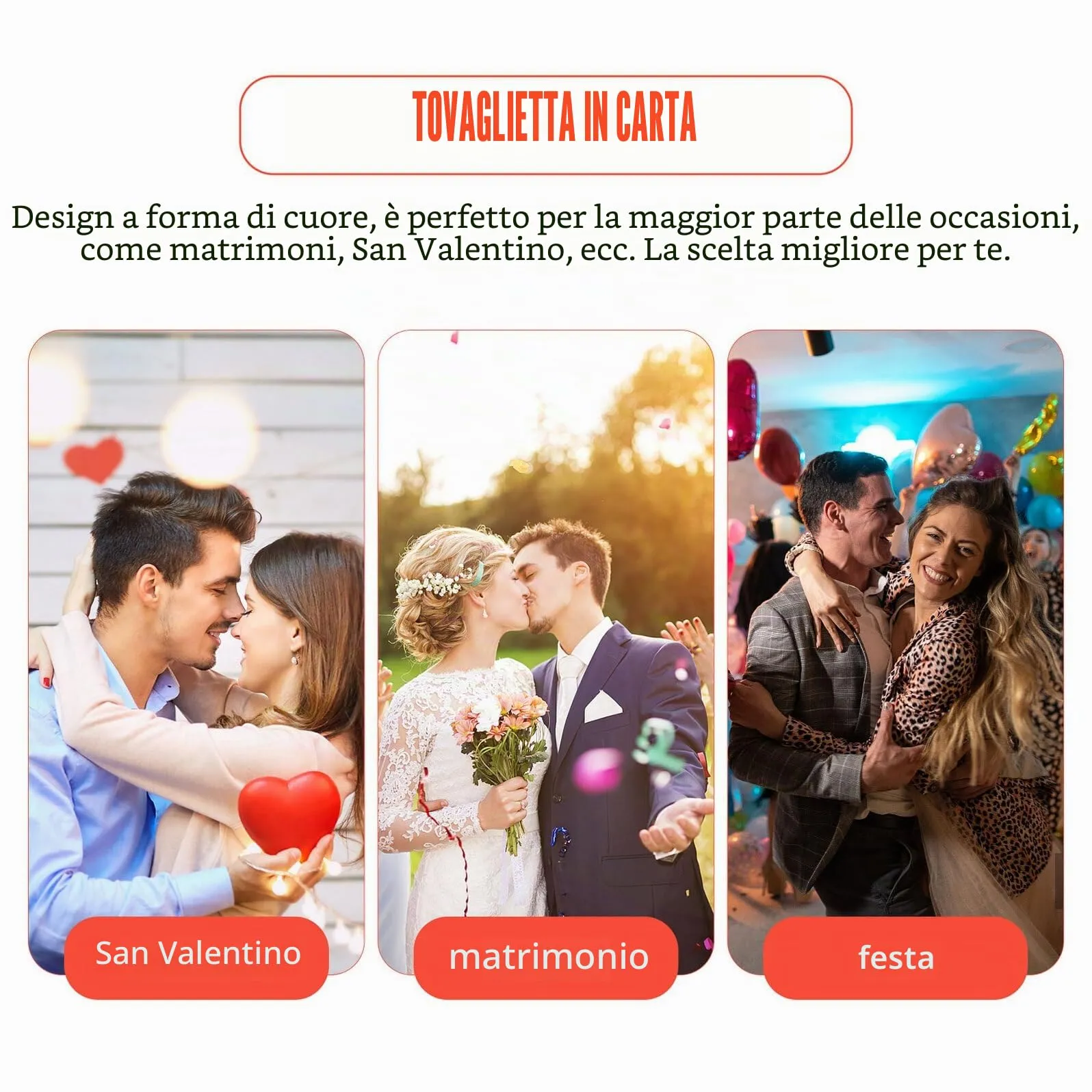 BESPORTBLE 100 Fogli Centrini in Pizzo a Forma di Cuore Rosso Mini Centrini di Carta per Torte e Dessert Decorazioni per Matrimoni e Feste Romantiche Sottobicchieri Monouso per Eventi e - immagine 6