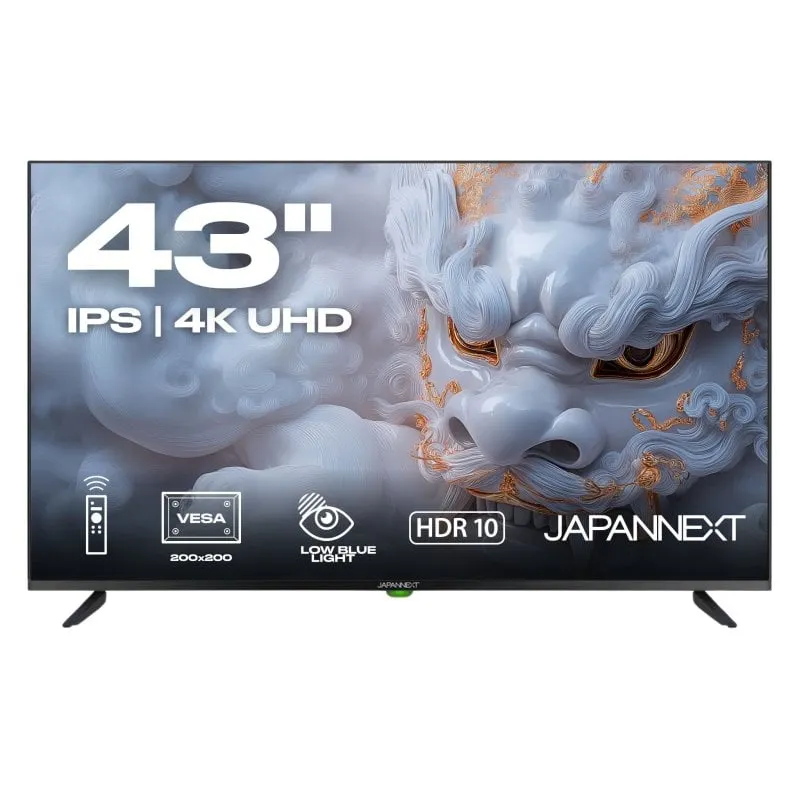 JAPANNEXT JN-i432TUR Altoparlanti IPS UltraHD 4K da 43 pollici FreeSync HDR10 - immagine 1