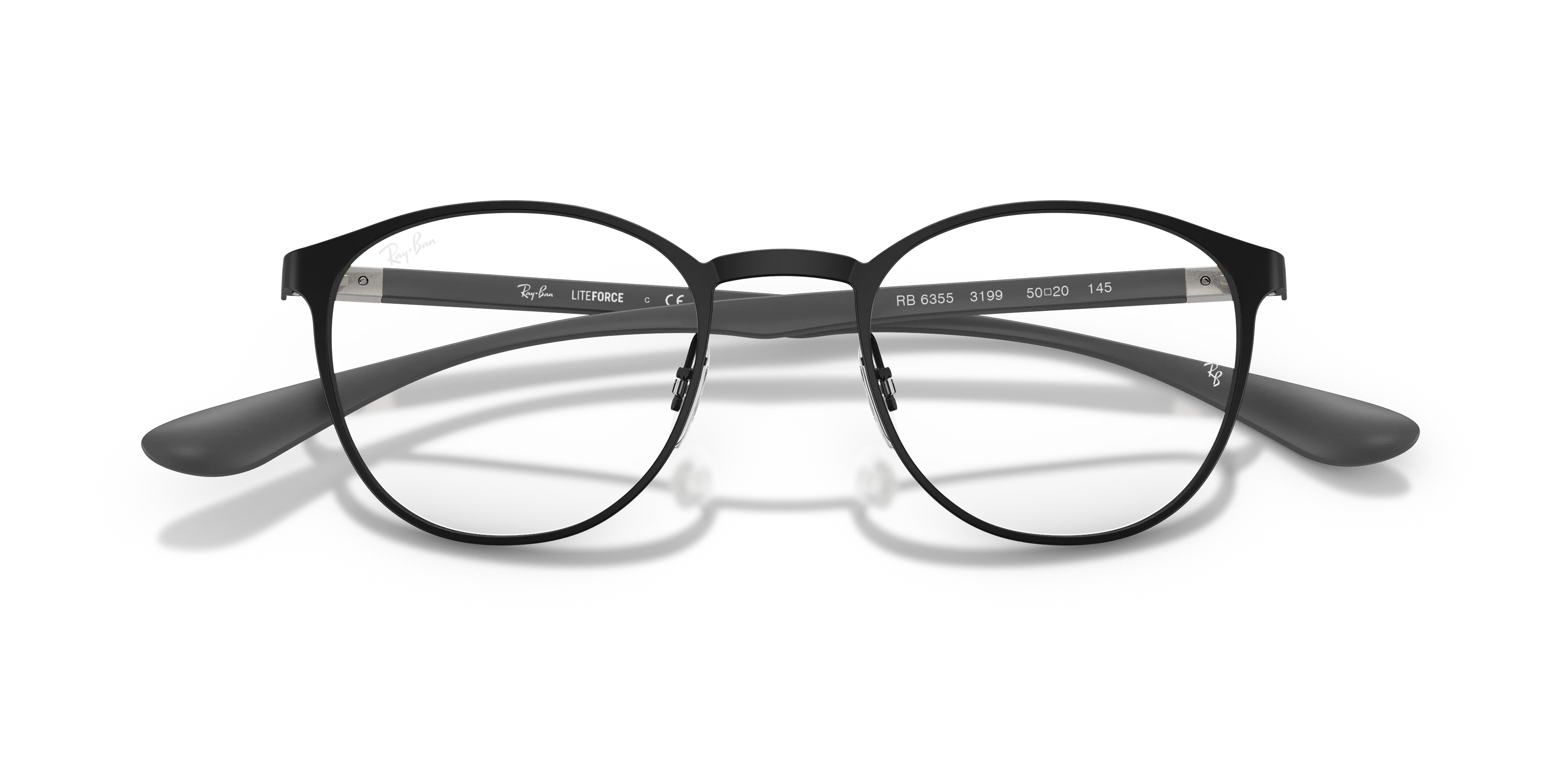 Ray - Ban RX6355 3199 Montature da vista Metallo Nero Pantos Normale - immagine 2