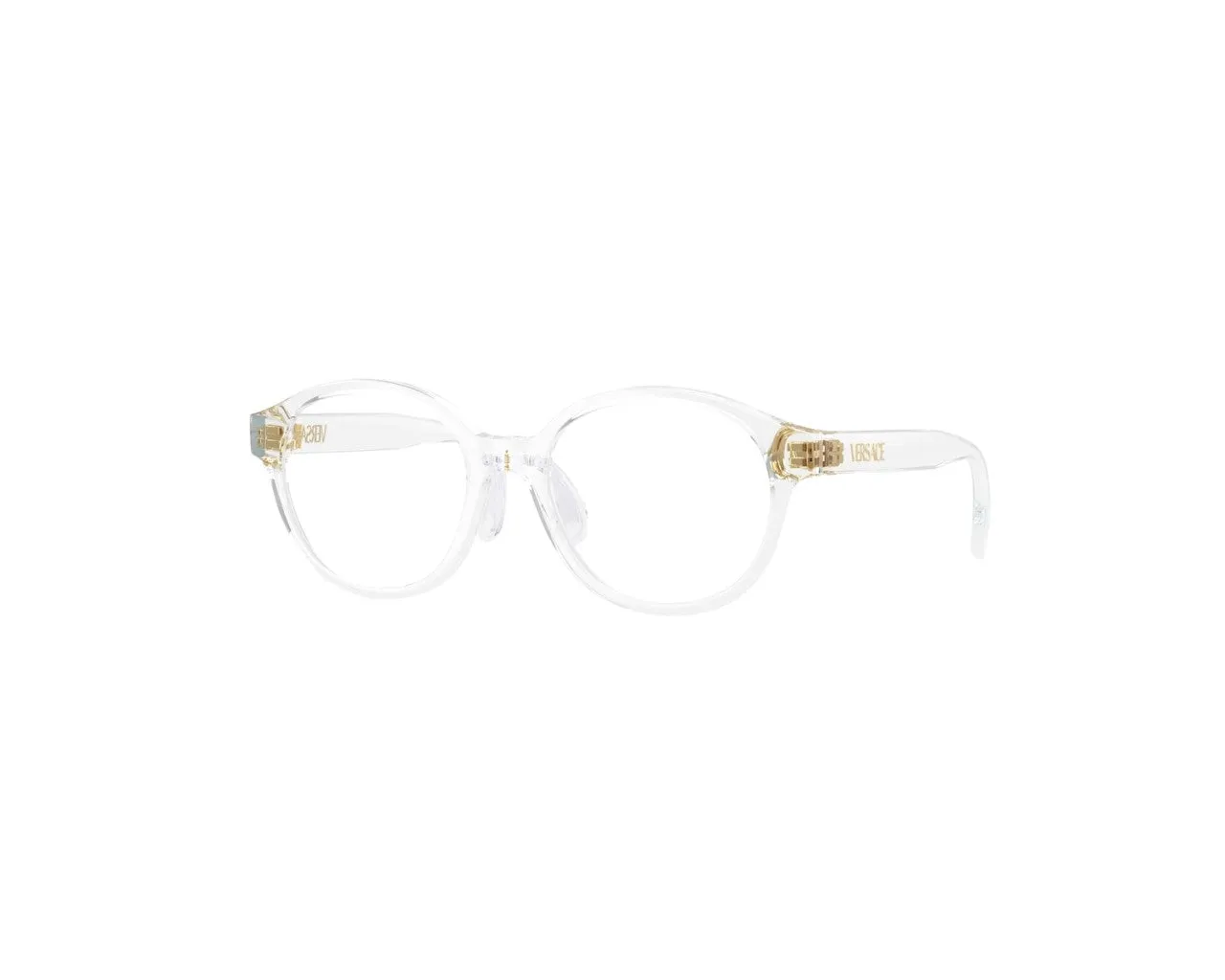 Versace VK3012 148 Montature da vista Iniettato Trasparente Rotonda Normale - immagine 1