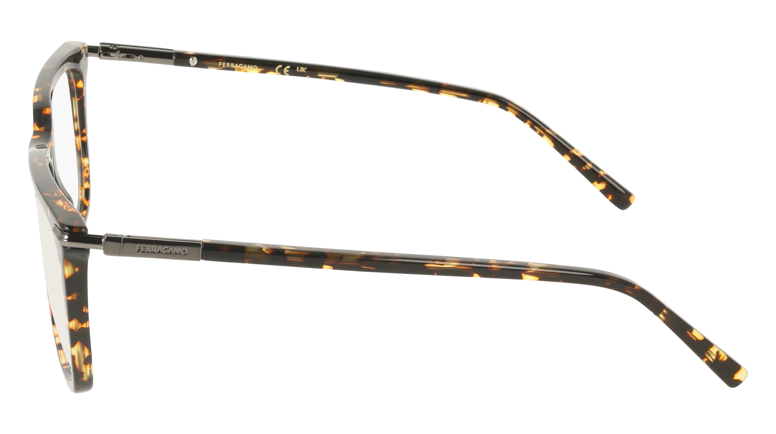 Ferragamo SF3037 242 Montature da vista Acetato Havana Squadrata Normale - immagine 3