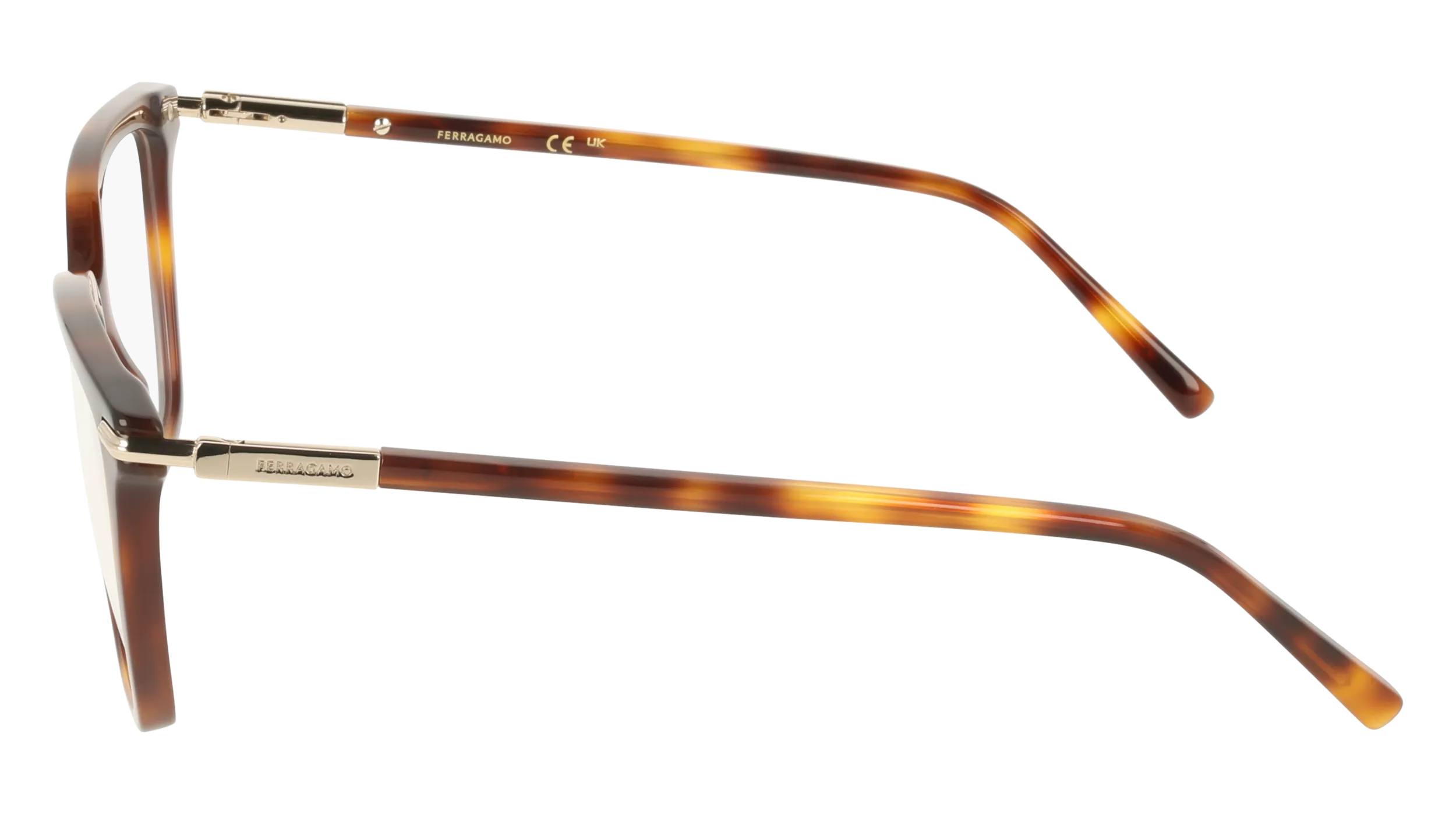 Ferragamo SF3038 240 Montature da vista Acetato Havana Squadrata Normale - immagine 3