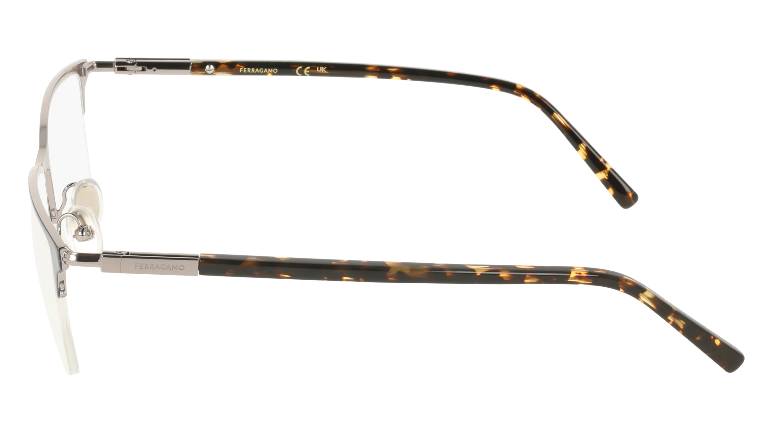 Ferragamo SF2238 463 Montature da vista Metallo Squadrata Normale - immagine 3