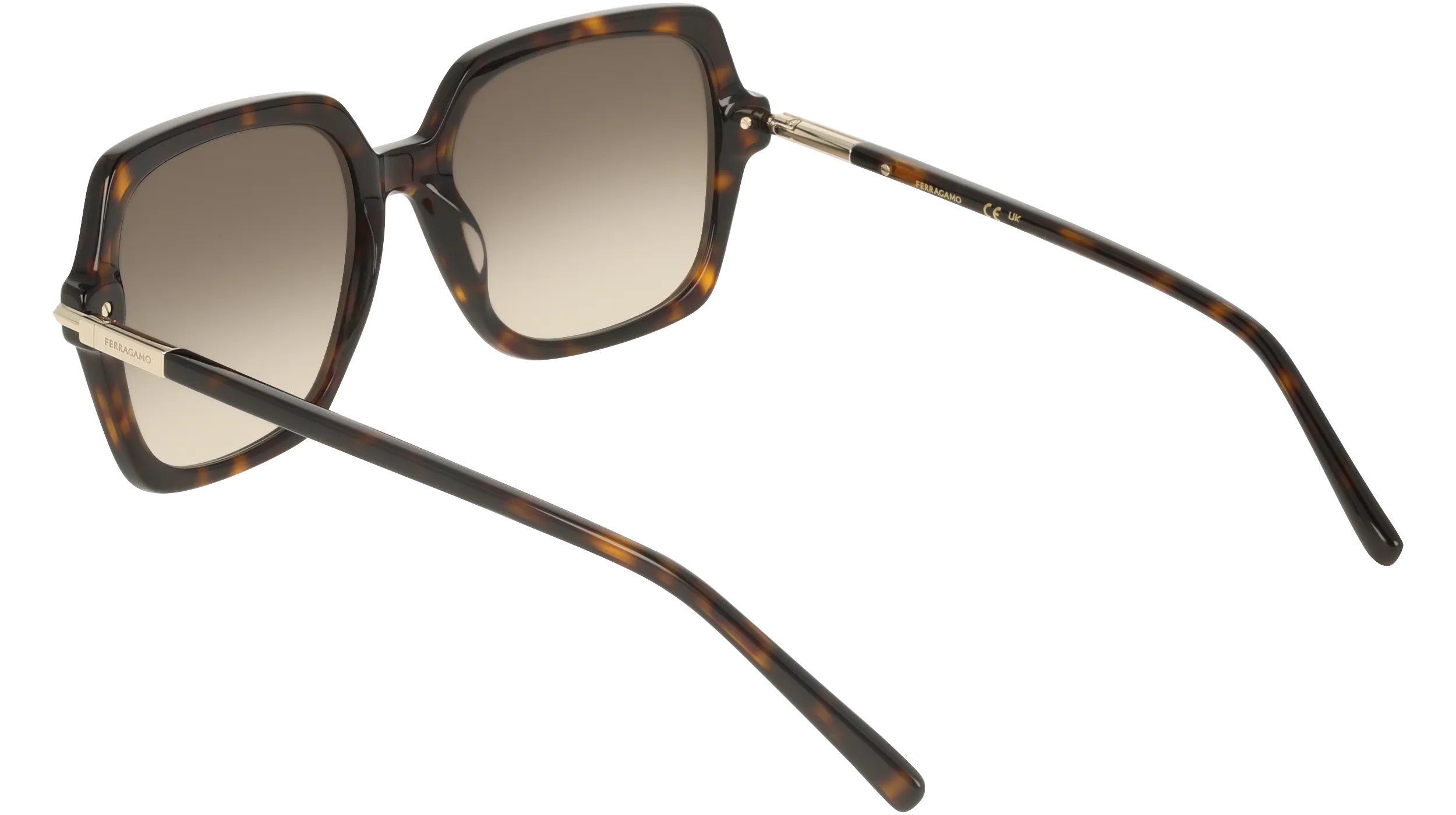 Ferragamo SF2076S 242 Occhiali da sole Acetato Havana Squadrata Normale - immagine 4