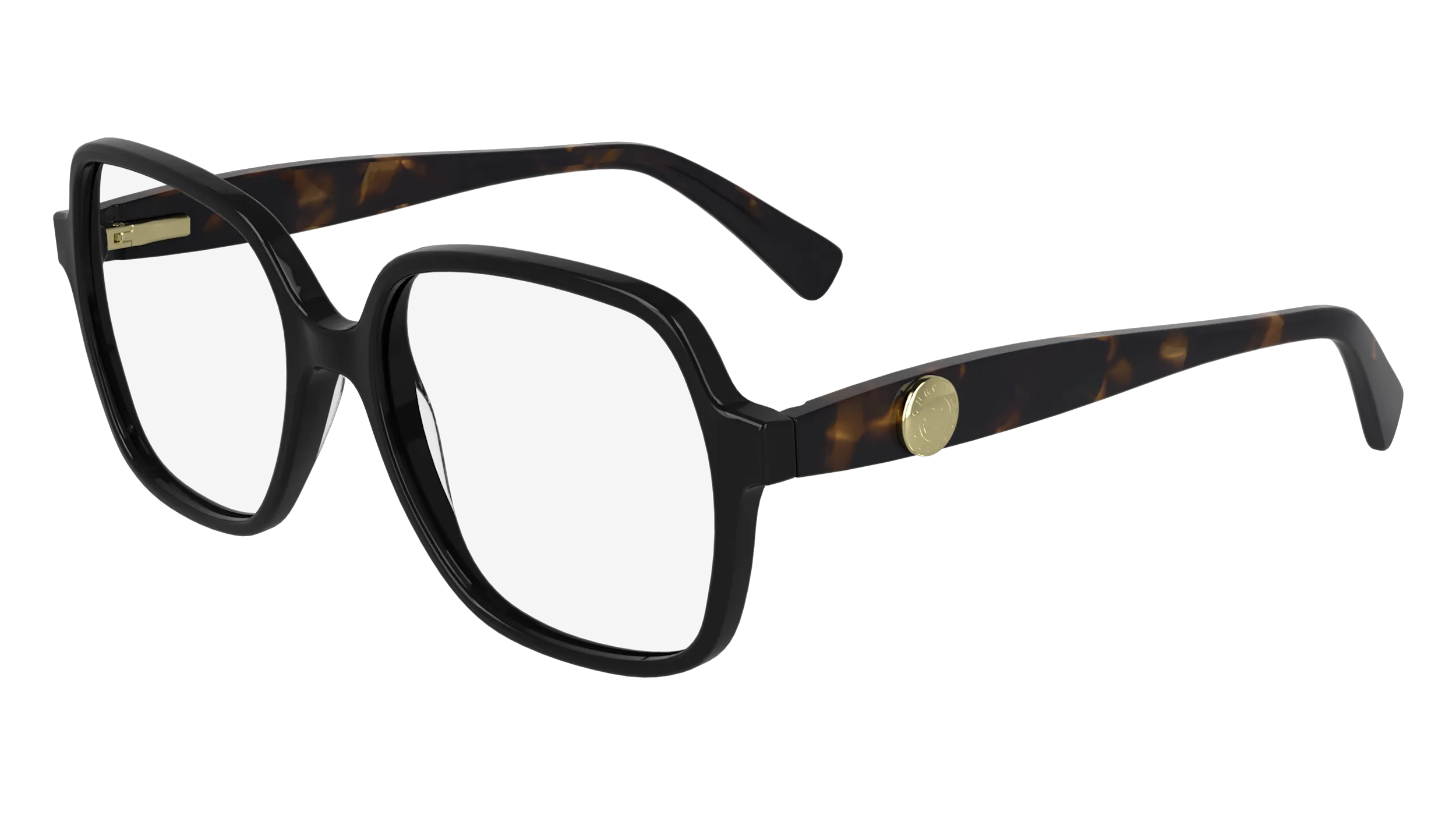 LONGCHAMP LO2757 001 Montature da vista Acetato Nero Squadrata Normale - immagine 1