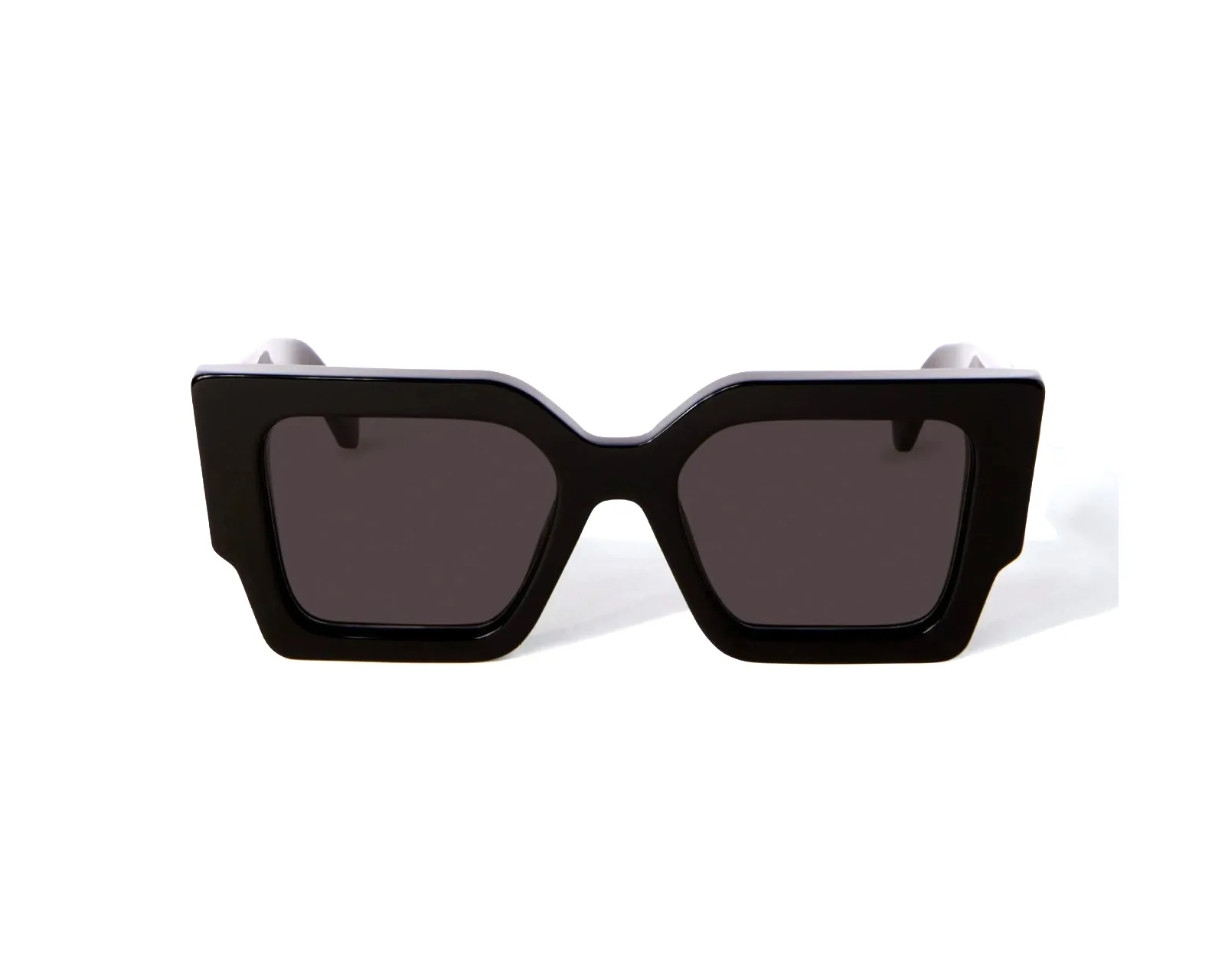 Off-White Unisex OERI128 Catalina 1007 black dark grey Occhiali da sole Acetato Nero Grigio Squadrata Normale - immagine 1