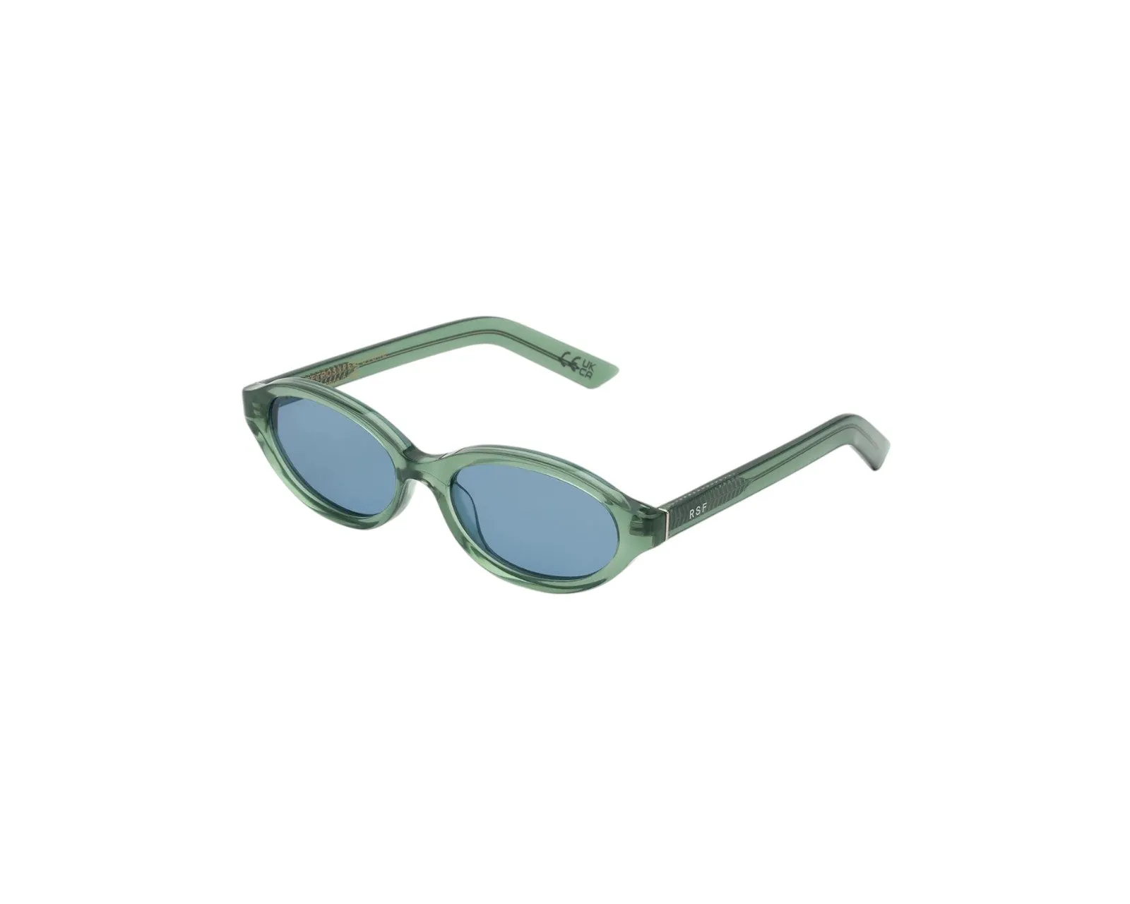 Retrosuperfuture OS4 PAROLA SAGE Occhiali da sole Acetato Verde Azzurro Geometrica Normale - immagine 1