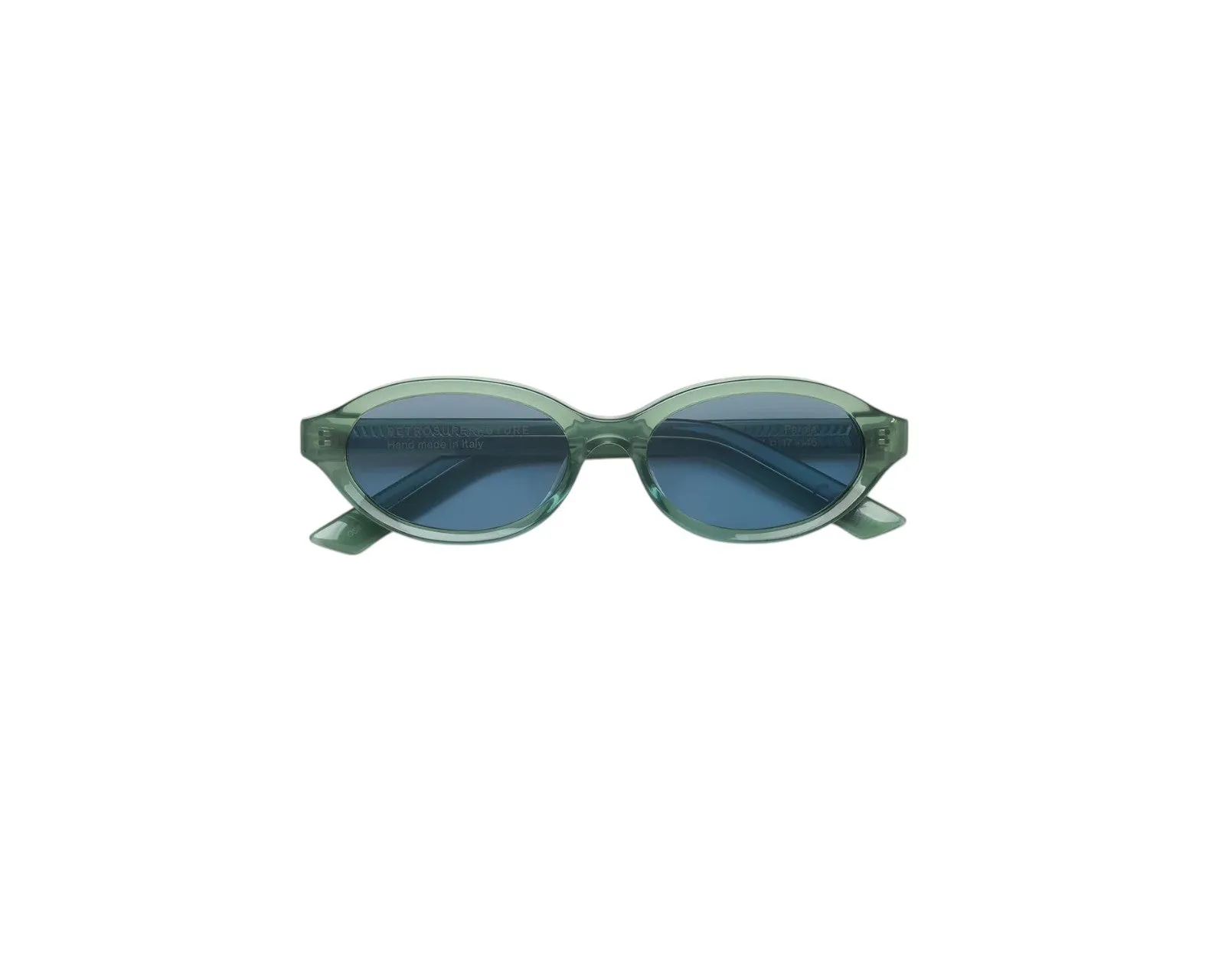 Retrosuperfuture OS4 PAROLA SAGE Occhiali da sole Acetato Verde Azzurro Geometrica Normale - immagine 2