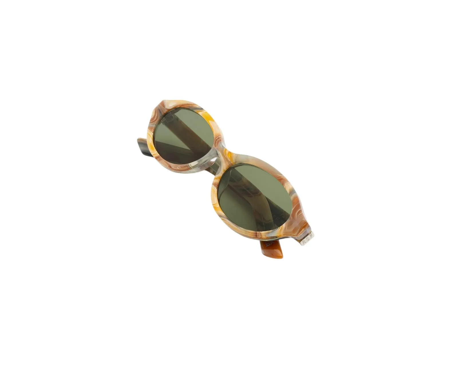 Retrosuperfuture WTC PAROLA BOOGIE Occhiali da sole Acetato Beige Verde Geometrica Normale - immagine 3