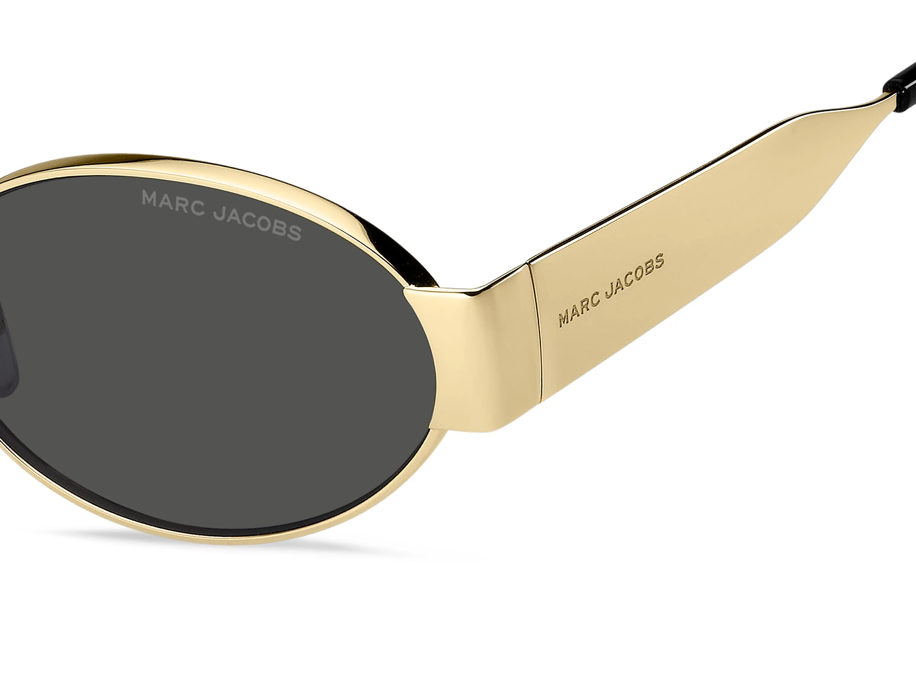 Marc Jacobs MARC 806/S RHL/IR Occhiali da sole Metallo Oro Grigio Rotonda Normale - immagine 3