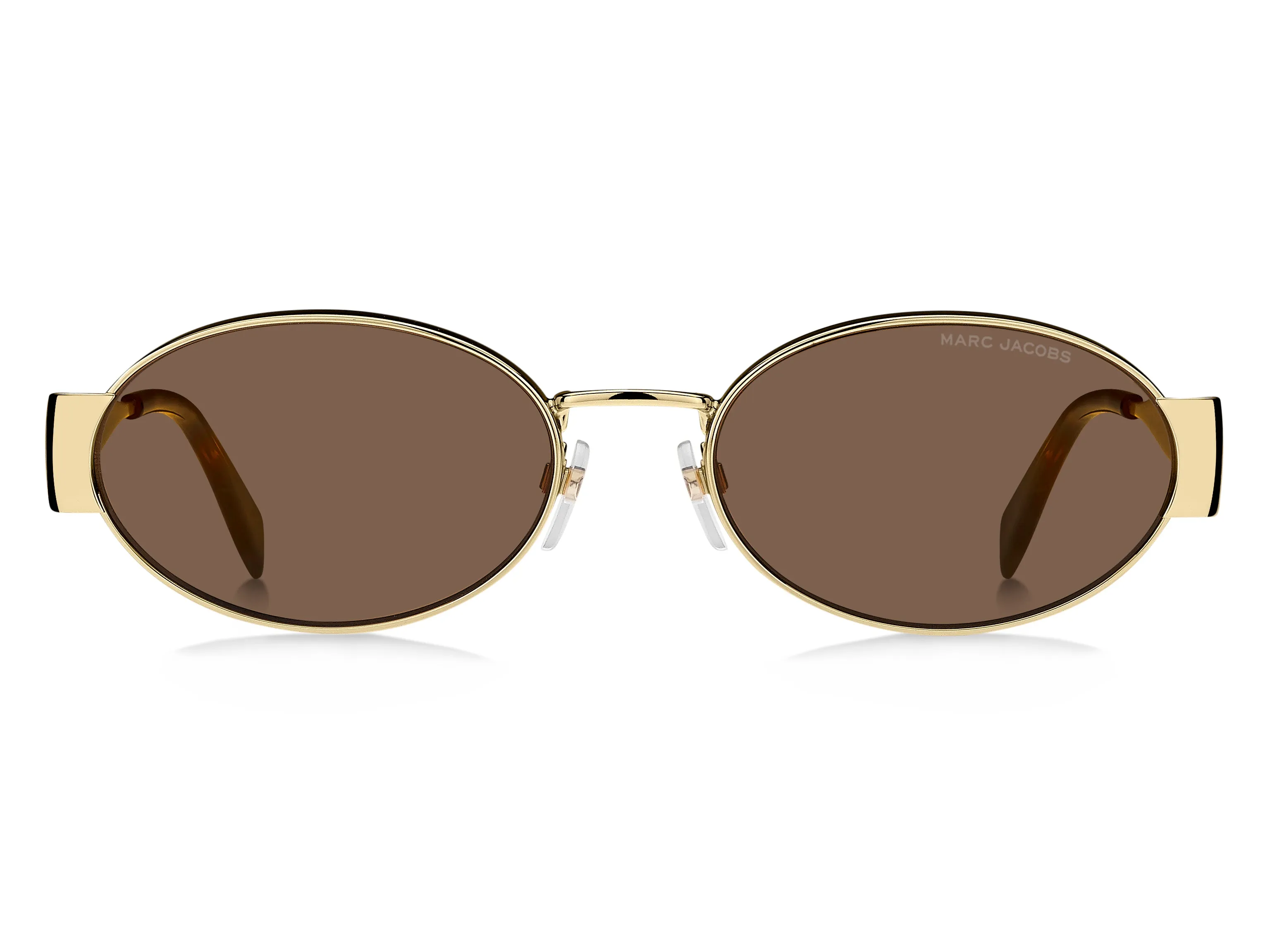 Marc Jacobs MARC 806/S 01Q/70 Occhiali da sole Metallo Oro Marrone Rotonda Normale - immagine 2