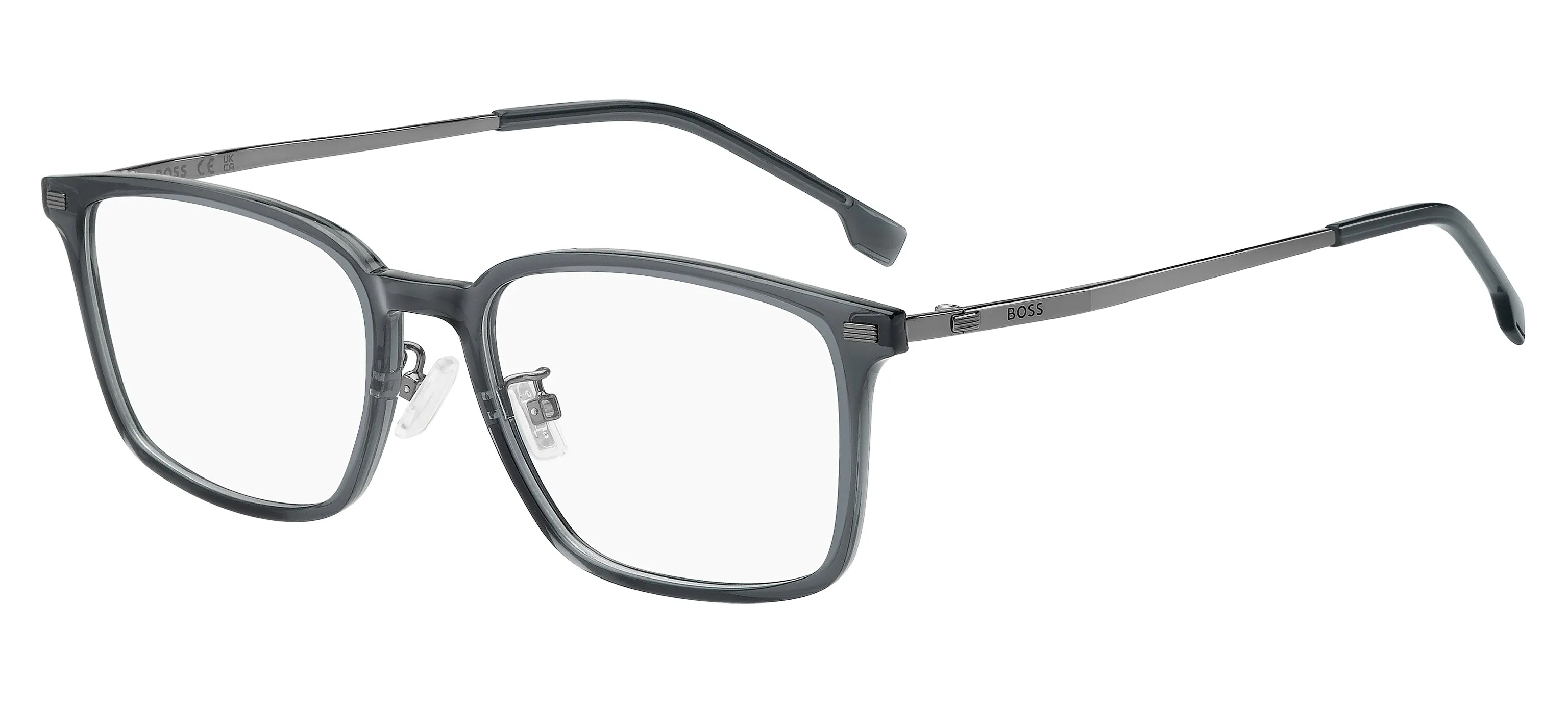 Hugo Boss BOSS 1796/F HEK Montature da vista Eco-poliammide Grigio Squadrata Normale - immagine 1