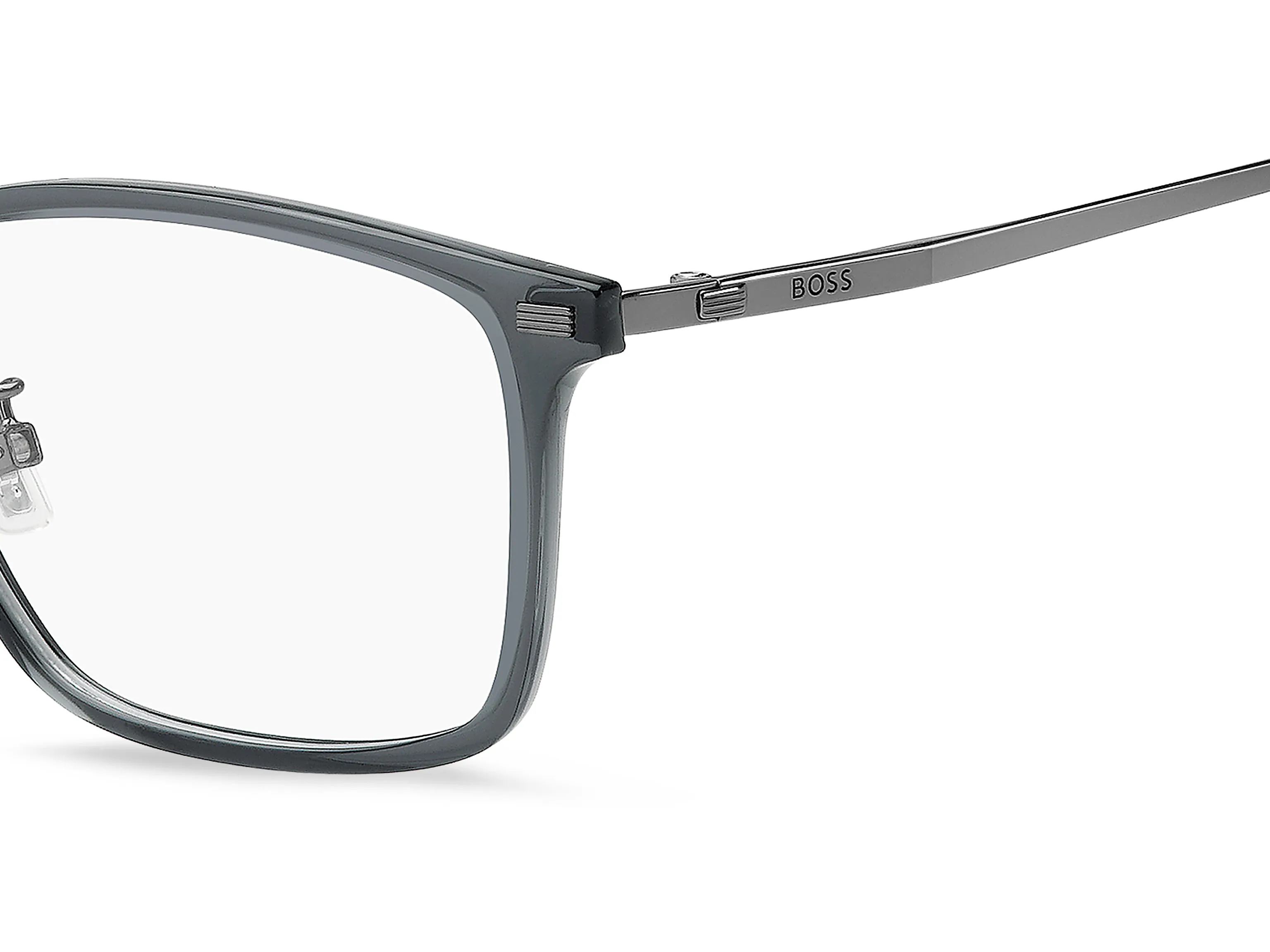 Hugo Boss BOSS 1796/F HEK Montature da vista Eco-poliammide Grigio Squadrata Normale - immagine 3