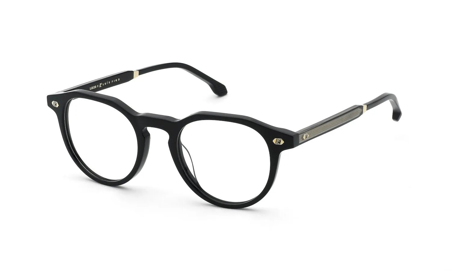Lozza VL4403 700 Montature da vista Acetato Nero Pantos - immagine 1