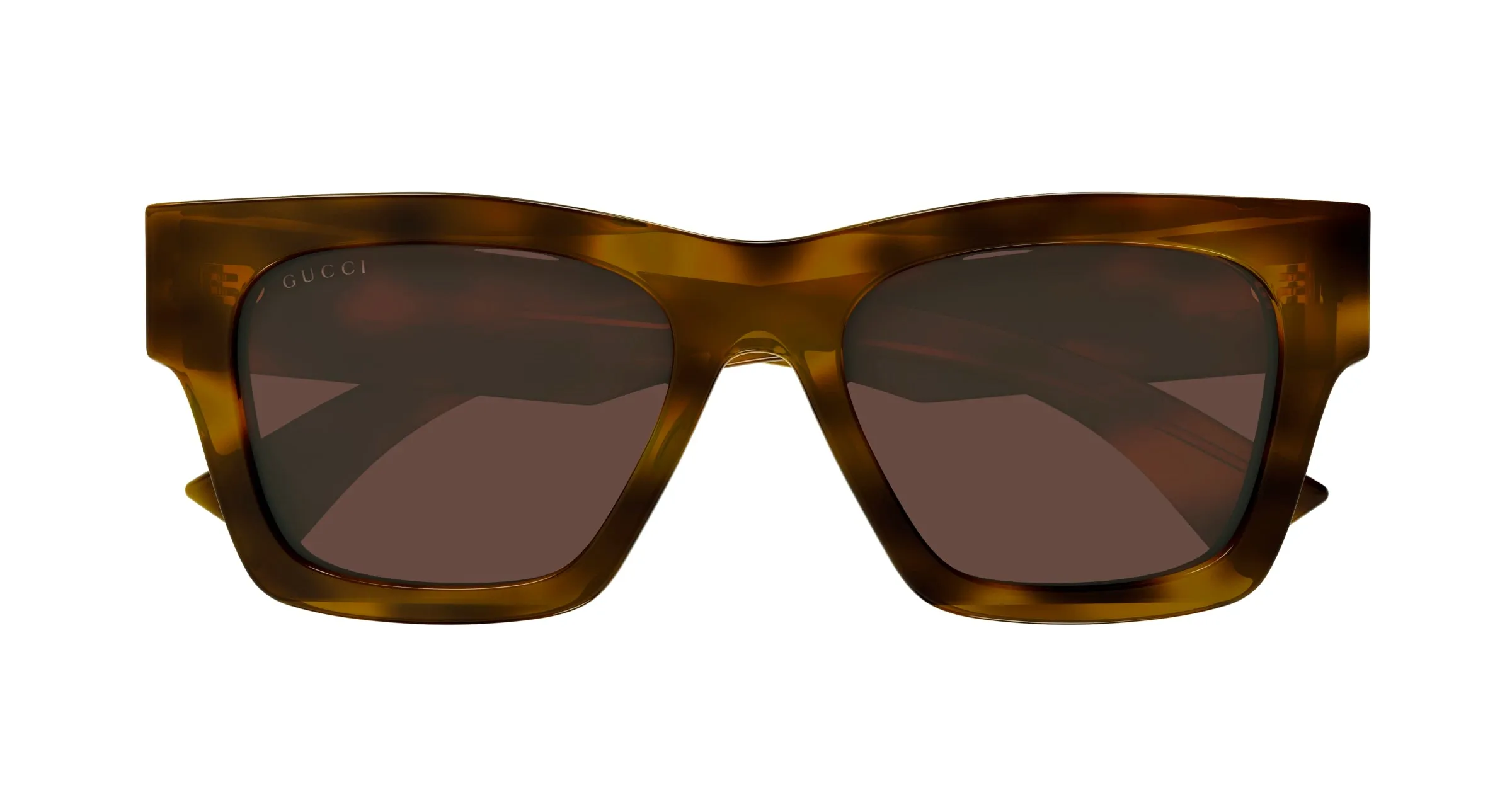 Gucci GG1835S 002 Occhiali da sole Acetato Havana Marrone Squadrata - immagine 2