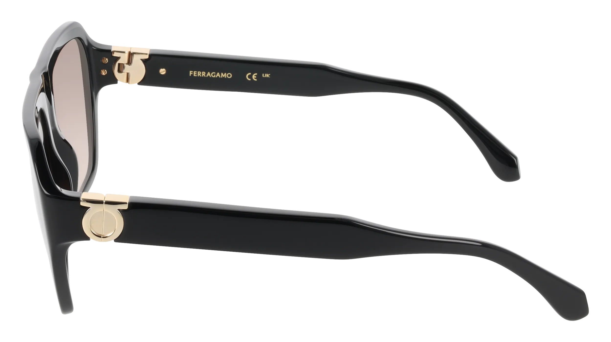 Ferragamo SF2080SLBI 003 Occhiali da sole Acetato Squadrata Normale Sfumato - immagine 3