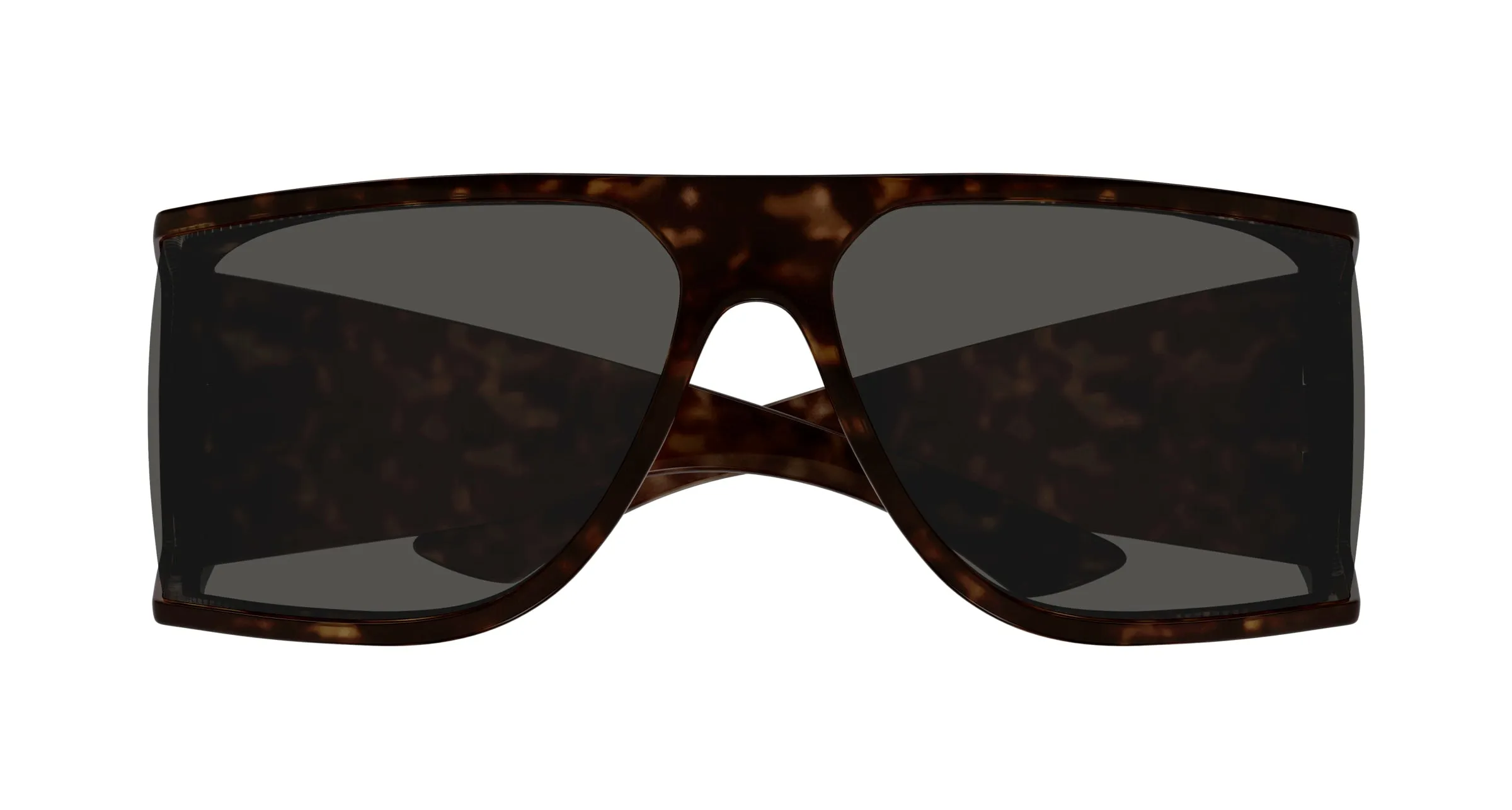 SAINT LAURENT SL 806 002 Occhiali da sole Bio-iniettato Havana Grigio Squadrata - immagine 2