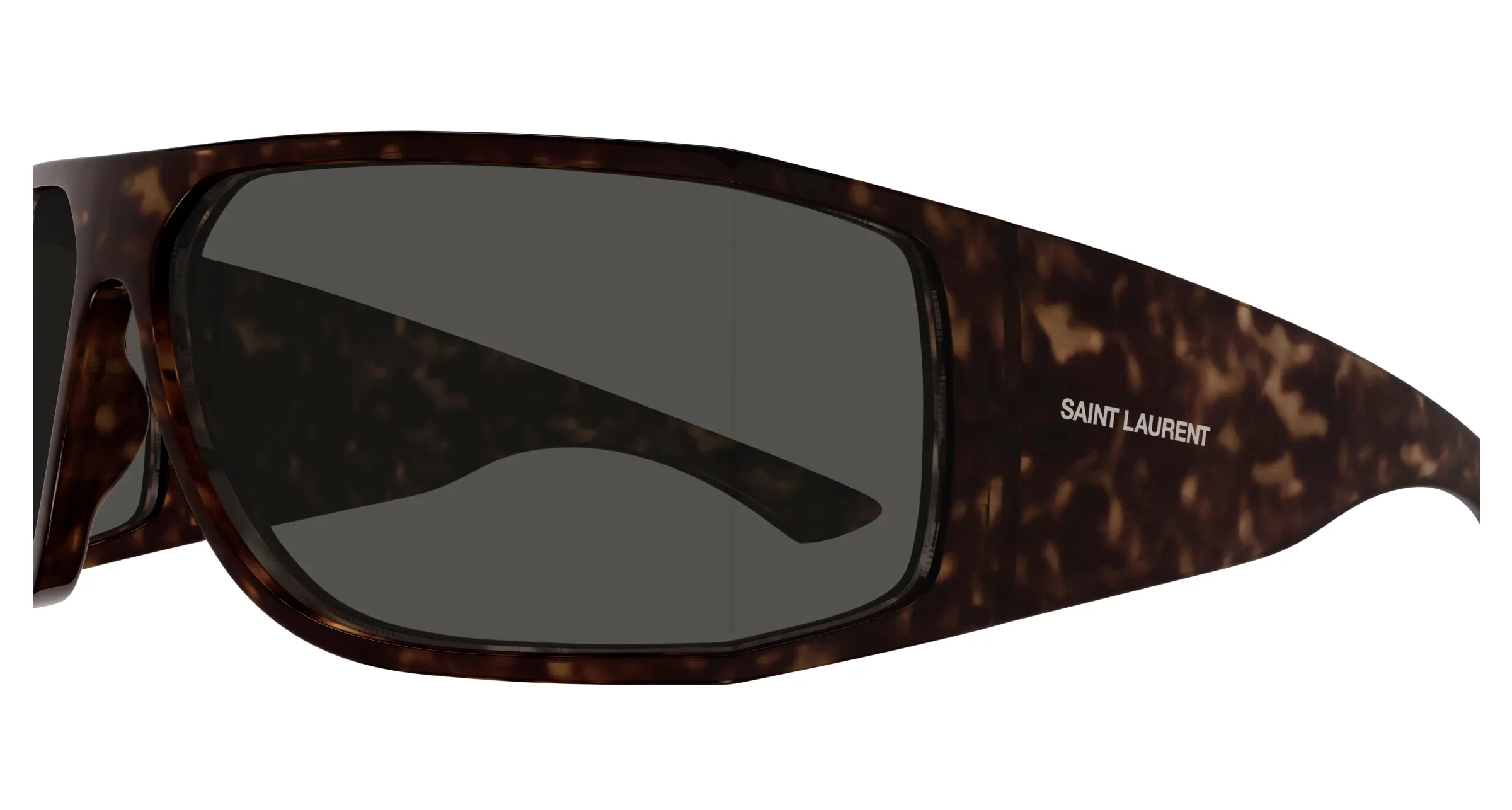 SAINT LAURENT SL 806 002 Occhiali da sole Bio-iniettato Havana Grigio Squadrata - immagine 3